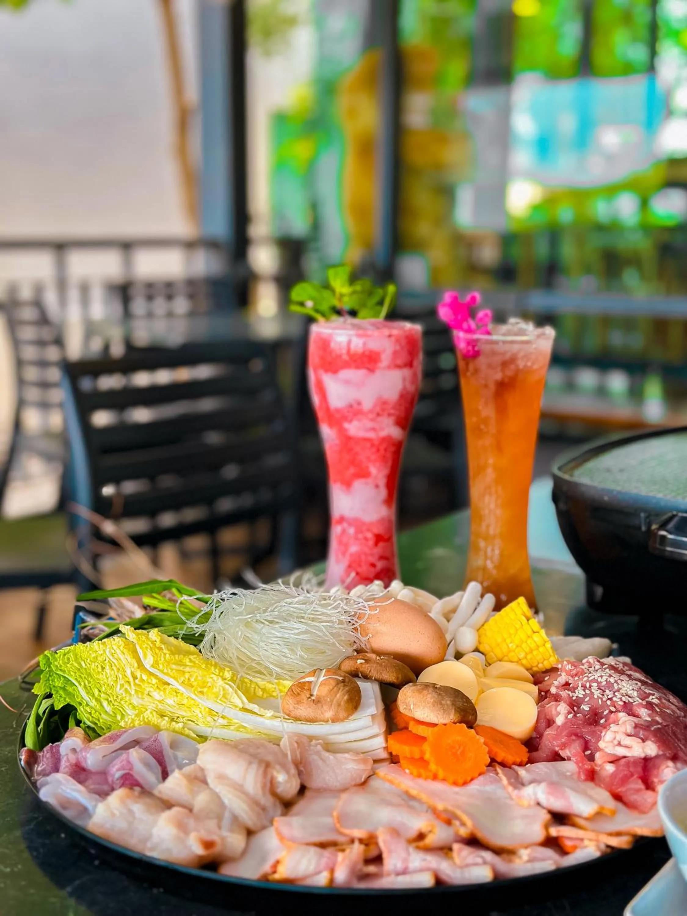 Food and drinks in The Cavalli Casa Resort