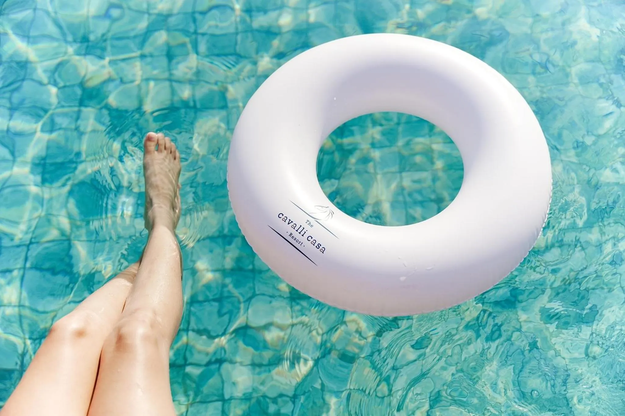 Pool view in The Cavalli Casa Resort