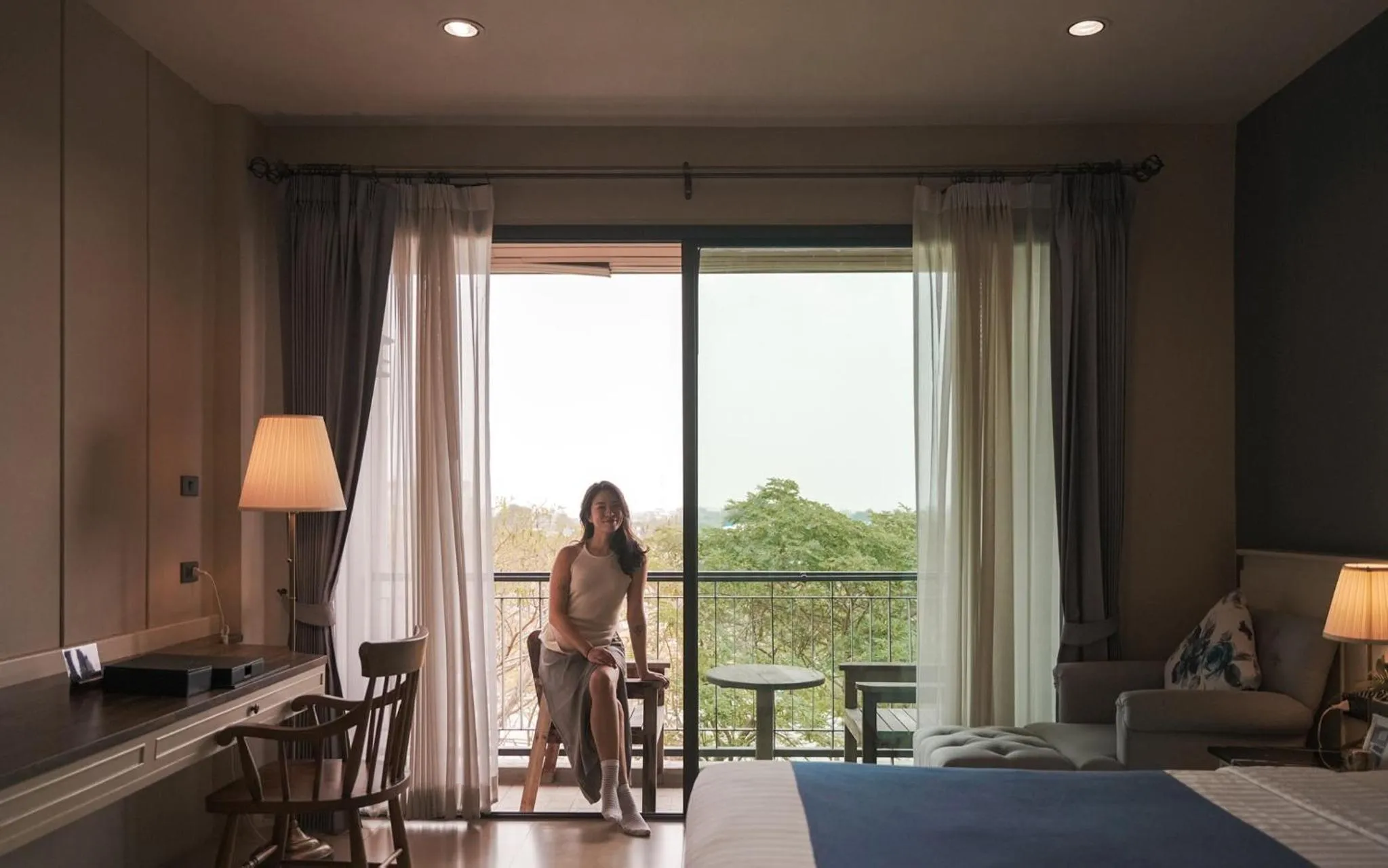 View (from property/room), Bed in The Cavalli Casa Resort