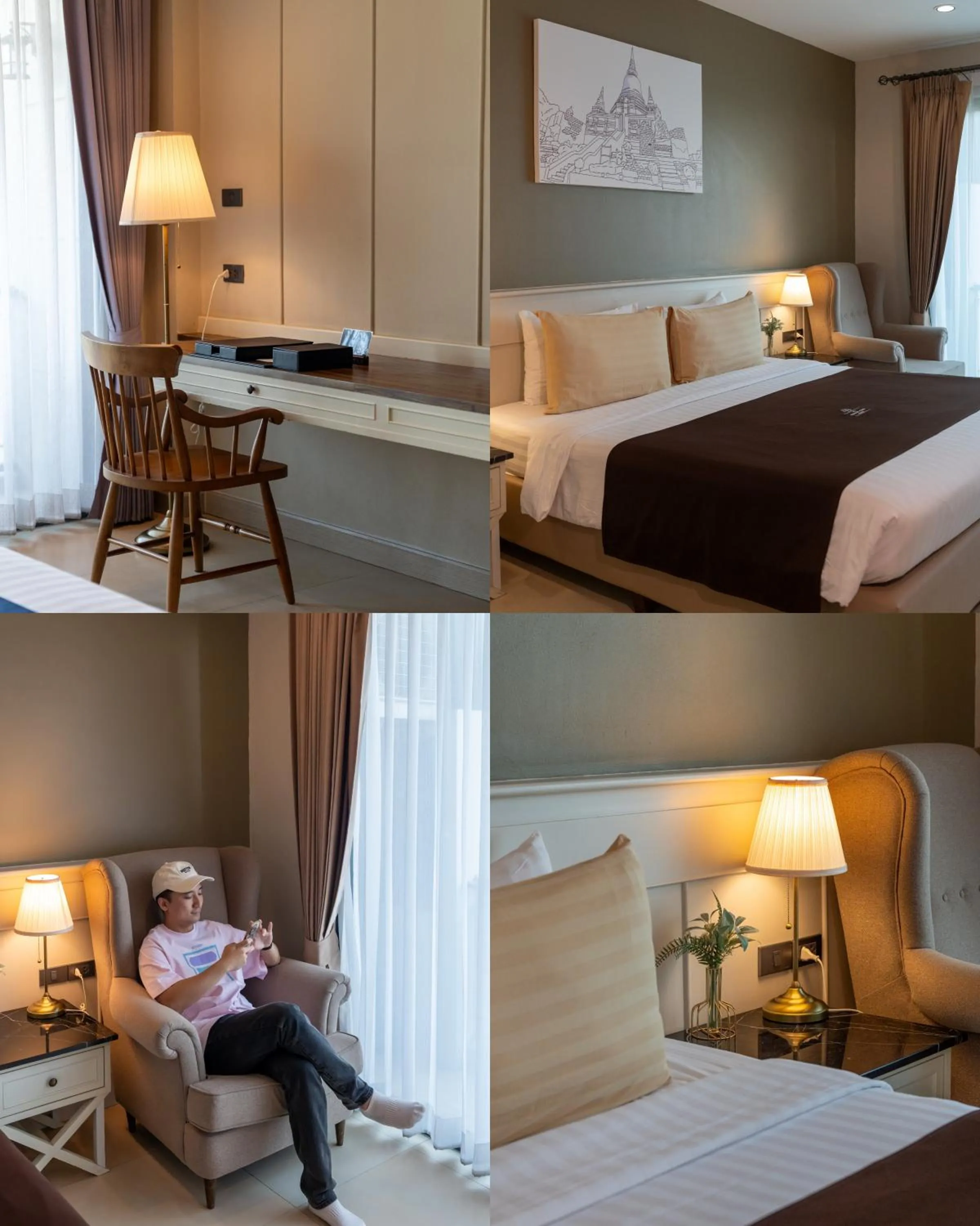 Bed in The Cavalli Casa Resort