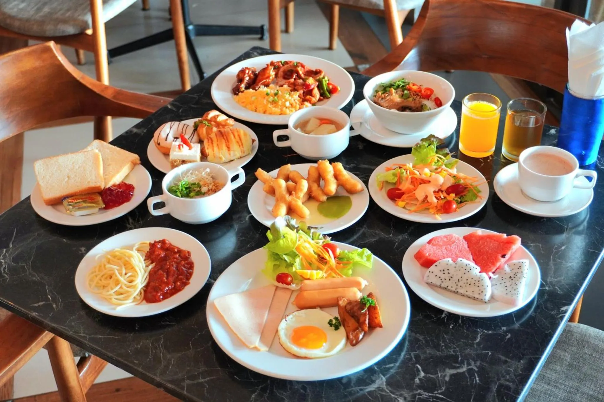 Food and drinks in The Cavalli Casa Resort