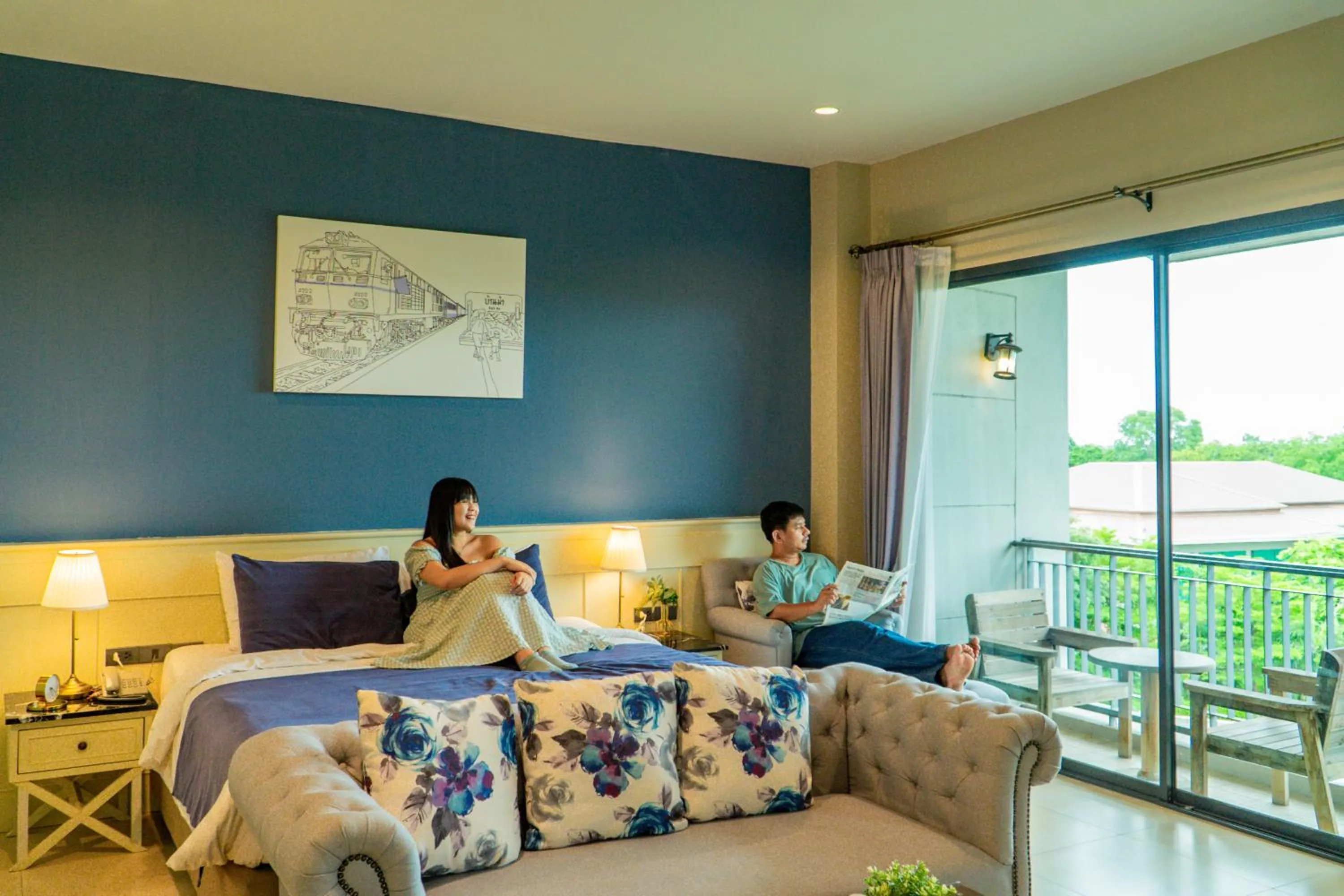 Bed in The Cavalli Casa Resort