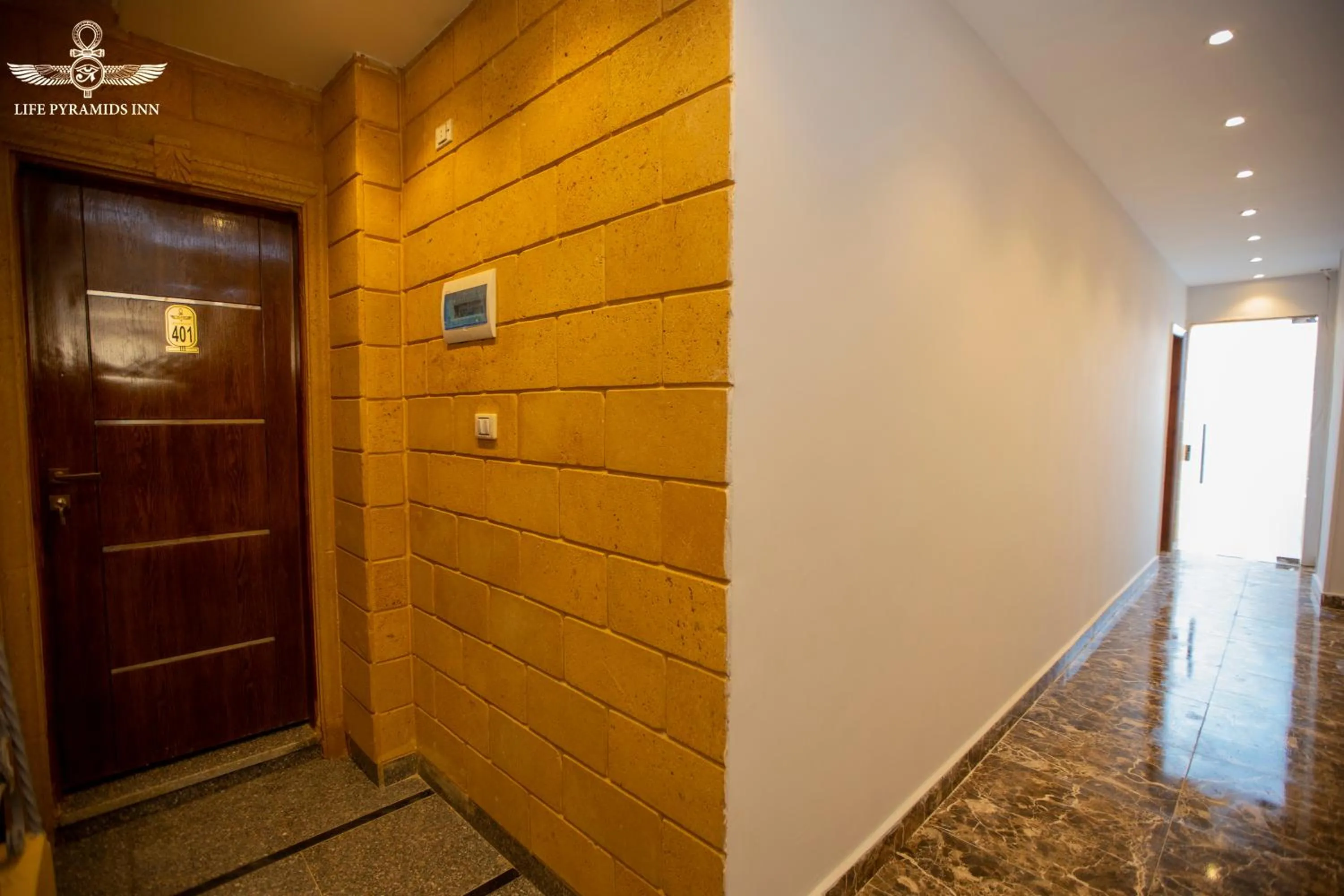 Property building in Life Pyramids Inn