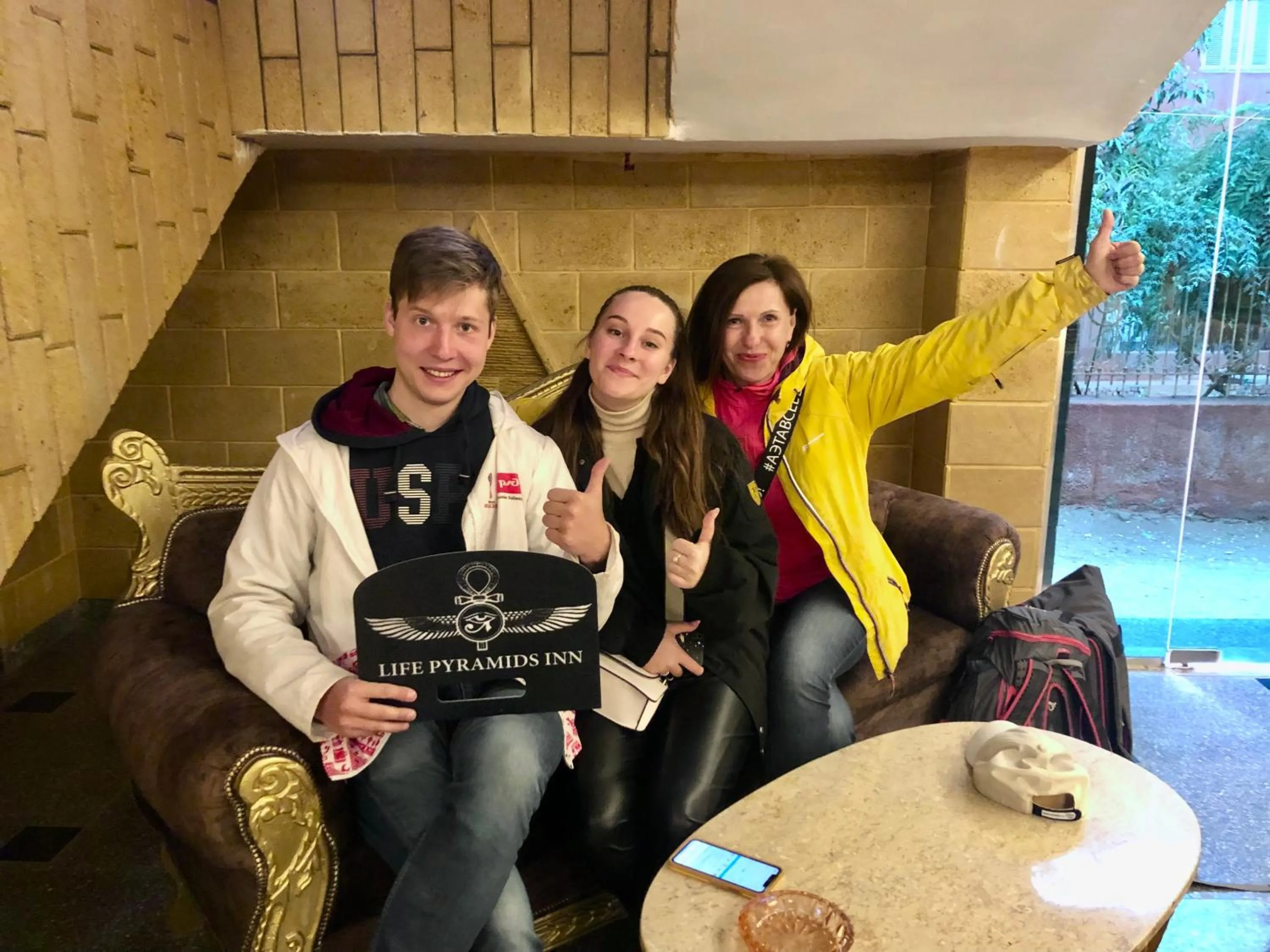 People in Life Pyramids Inn