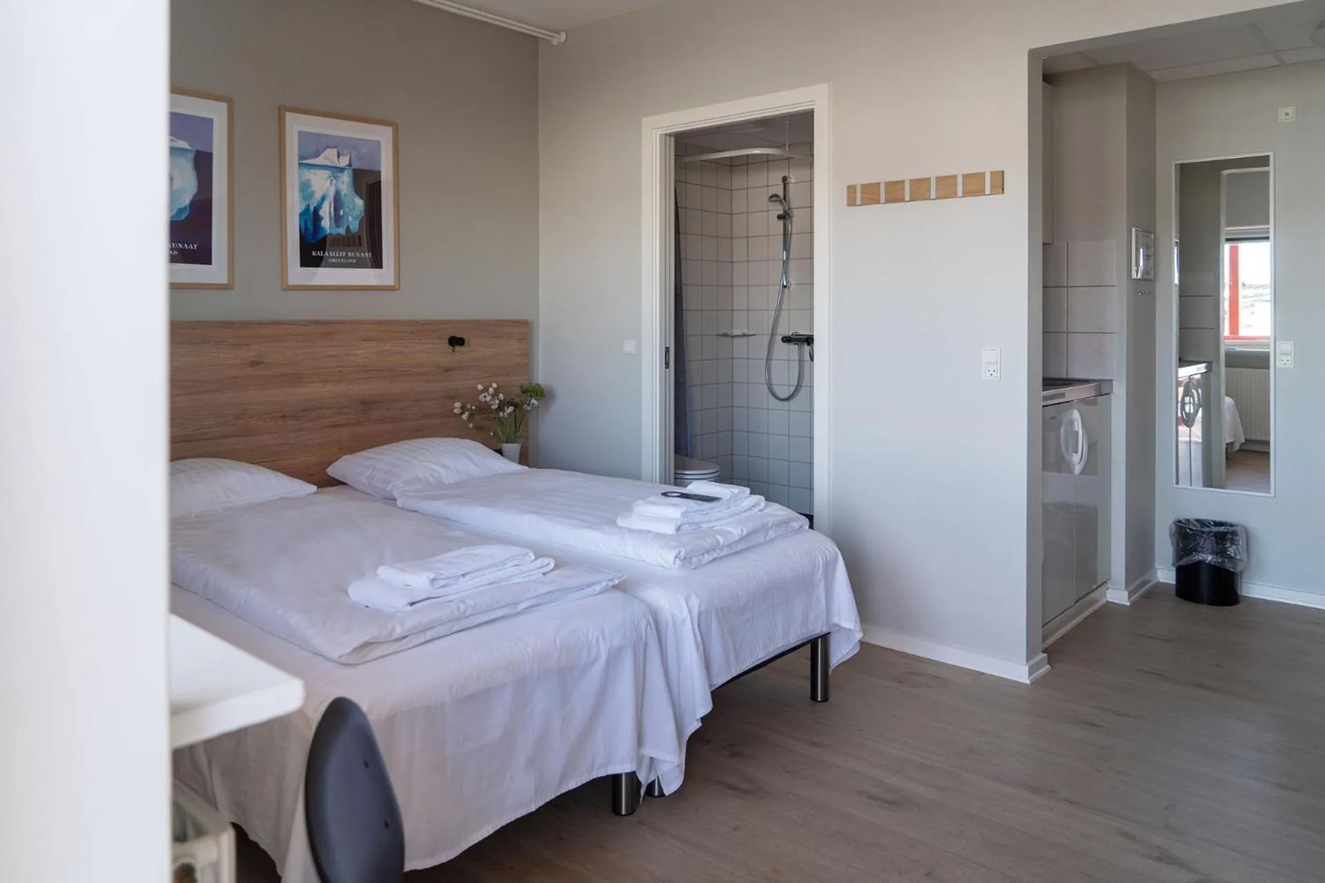 Bed in HOTEL SØMA Ilulissat