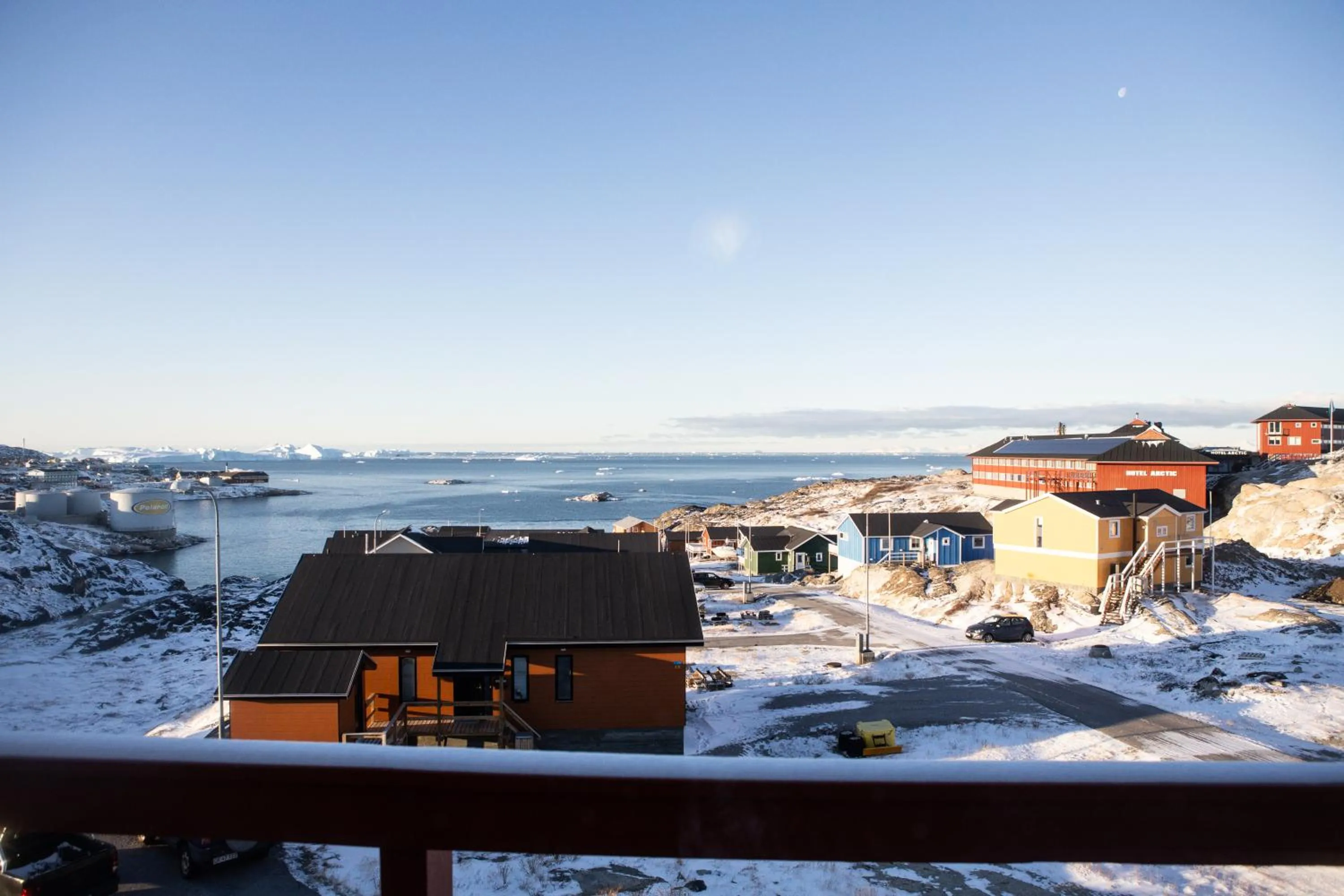 Balcony/Terrace in HOTEL SØMA Ilulissat