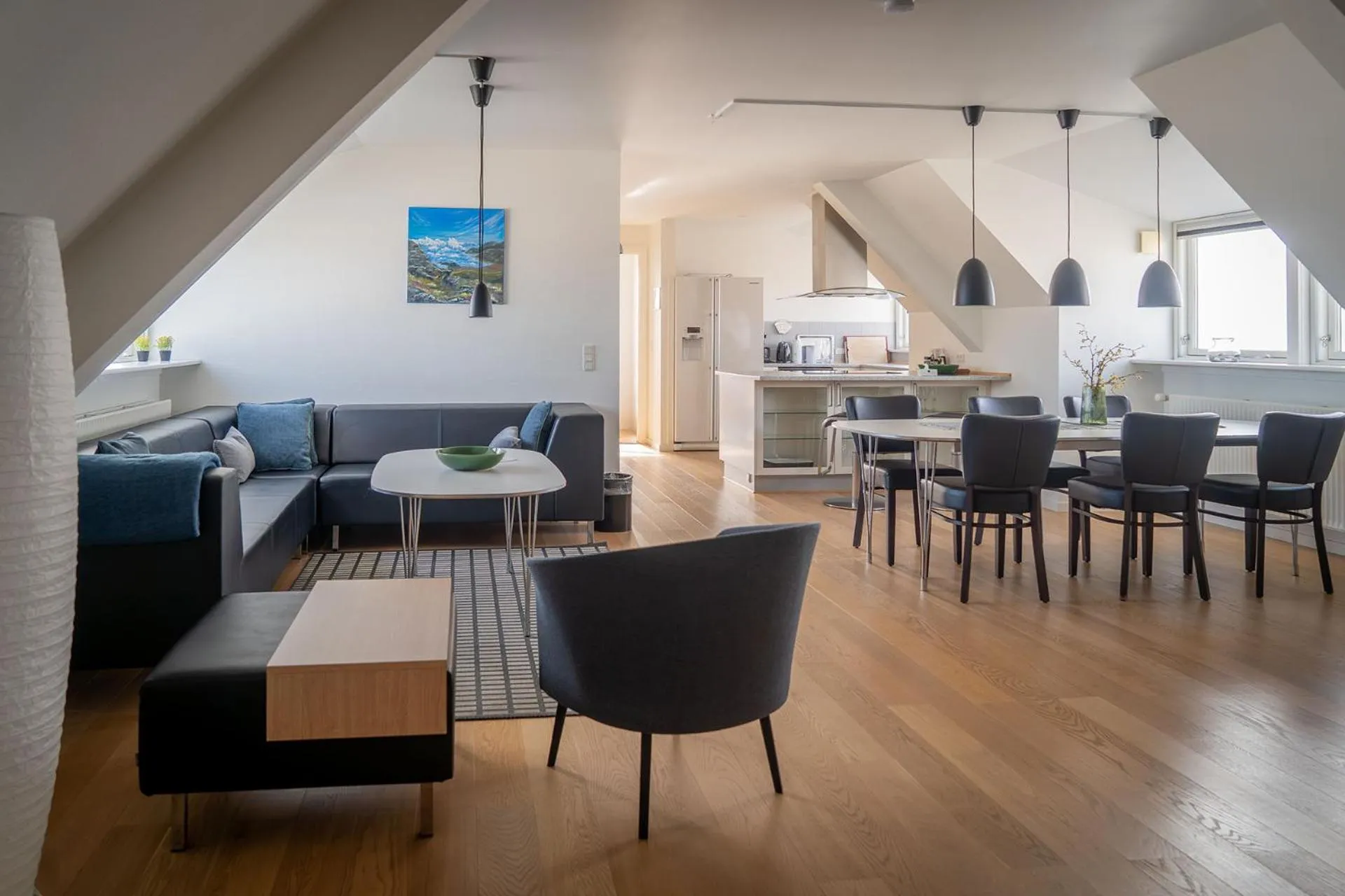 Living room in HOTEL SØMA Ilulissat