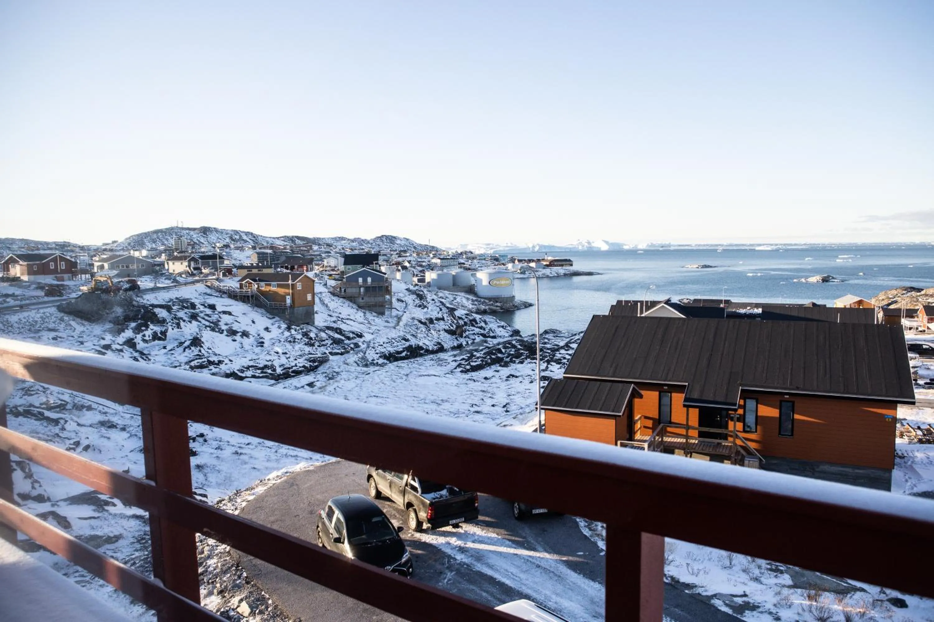 Balcony/Terrace in HOTEL SØMA Ilulissat