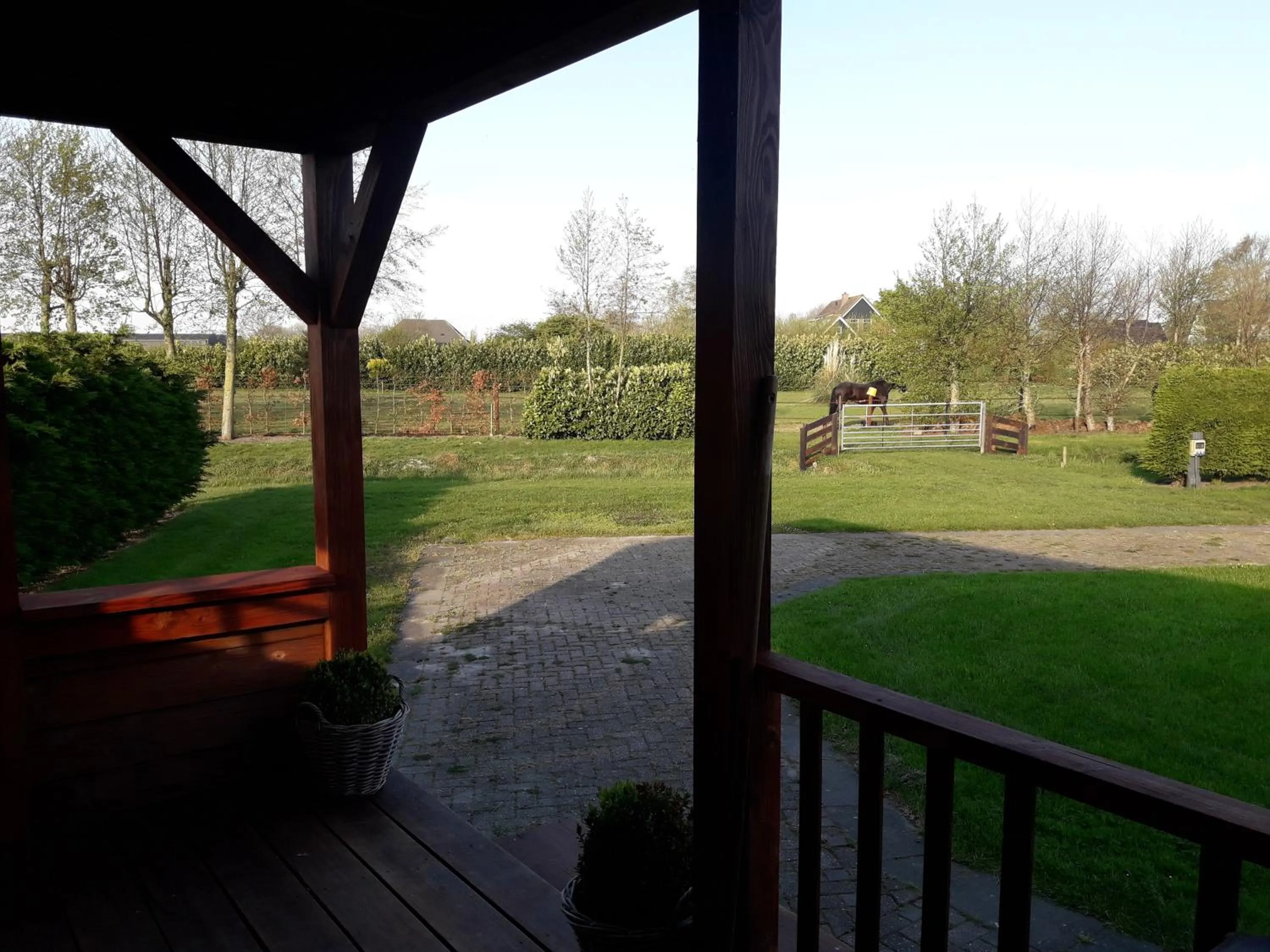 Garden in lodge 61 hotel aan het water