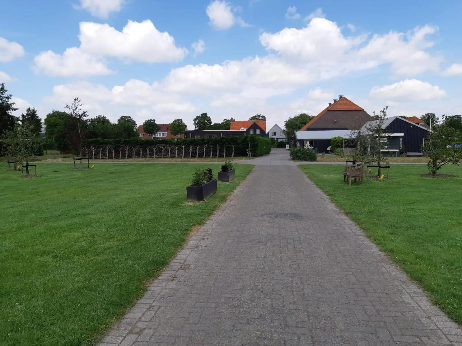 Garden in lodge 61 hotel aan het water