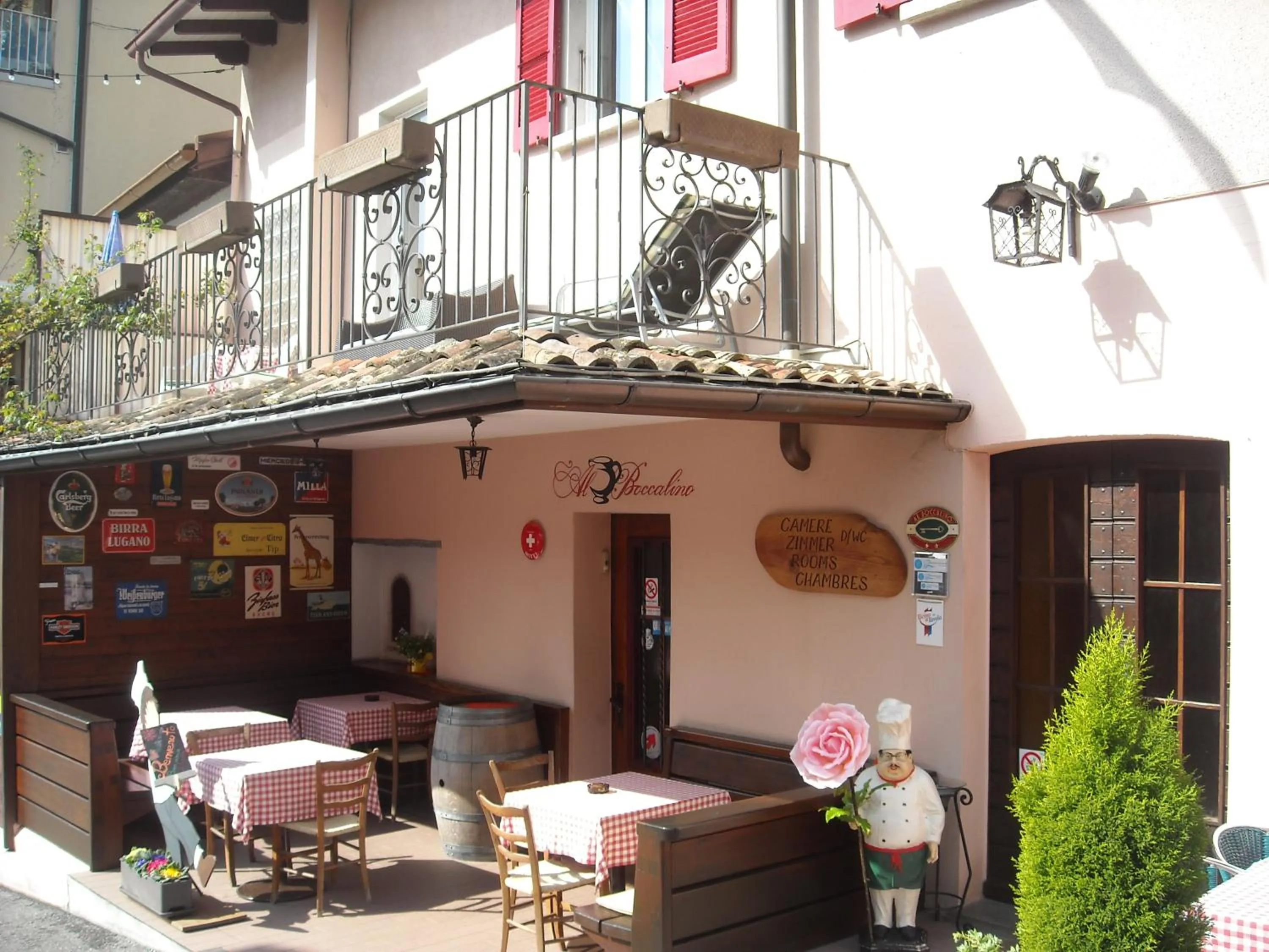 Patio in AL BOCCALINO Bed & Breakfast Wiedereröffnung ab März 2026