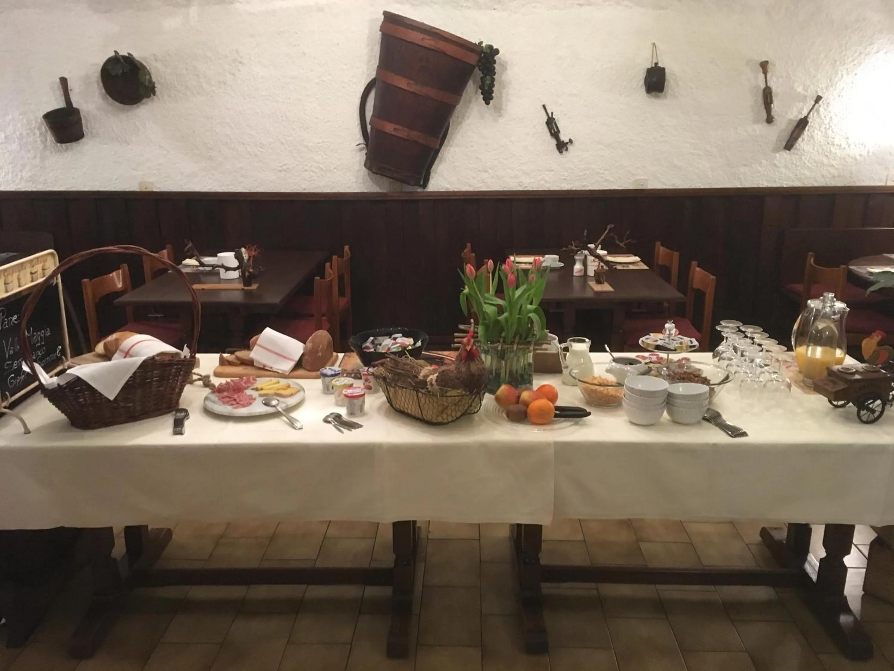 Buffet breakfast in AL BOCCALINO Bed & Breakfast Wiedereröffnung ab März 2026