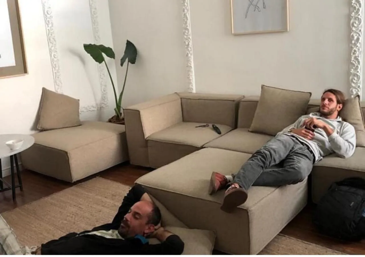 Communal lounge/ TV room in CASA MX alameda