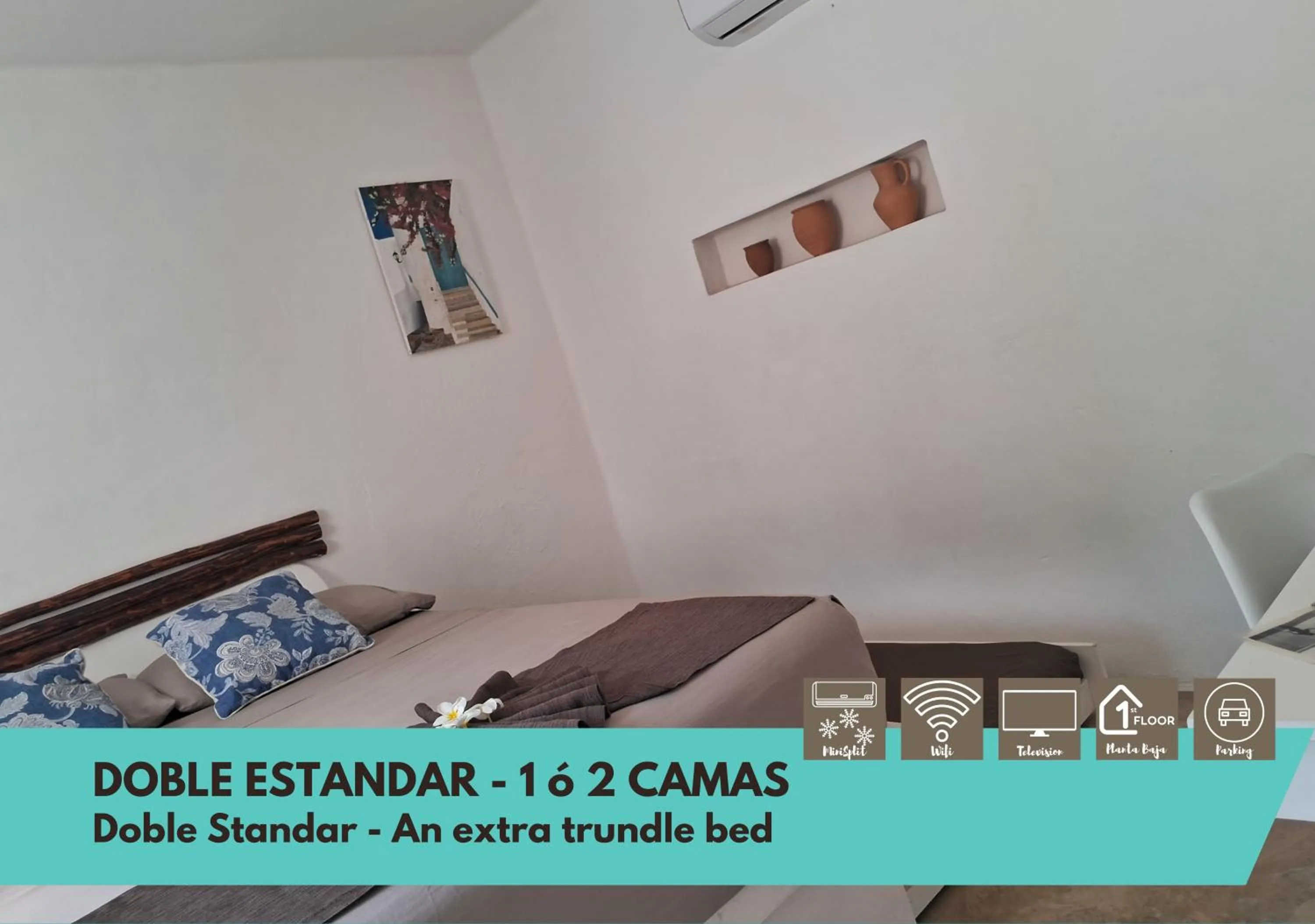 Standard Double or Twin Room in Hotel Posada Mykonos