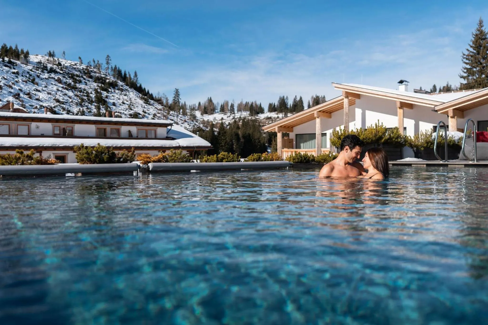 Swimming pool in Moseralm Dolomiti Hideaway