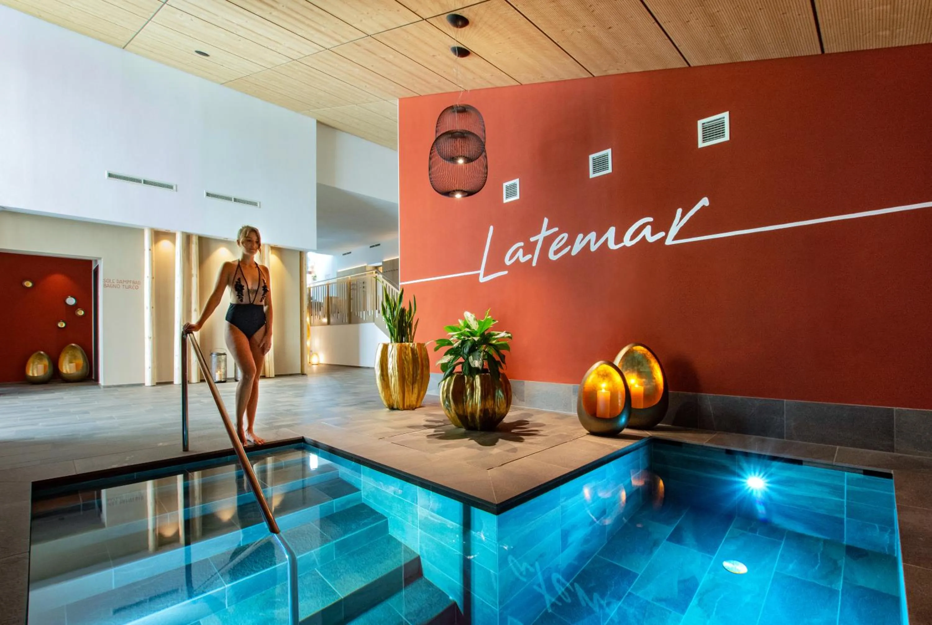 Swimming pool in Moseralm Dolomiti Hideaway