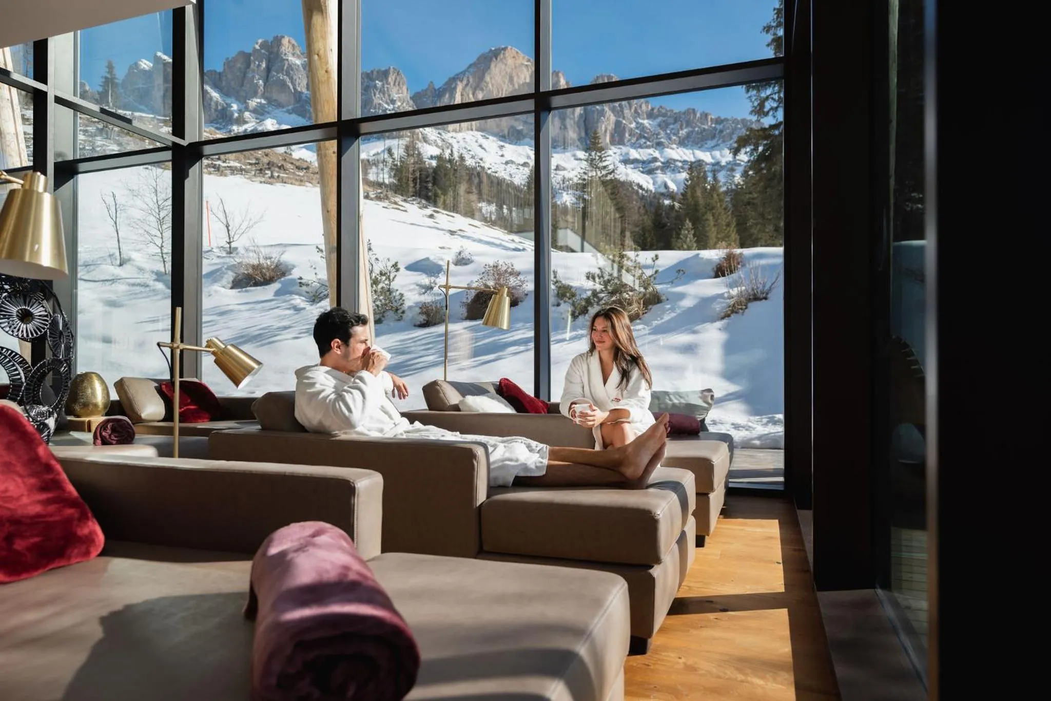 Spa and wellness centre/facilities in Moseralm Dolomiti Hideaway