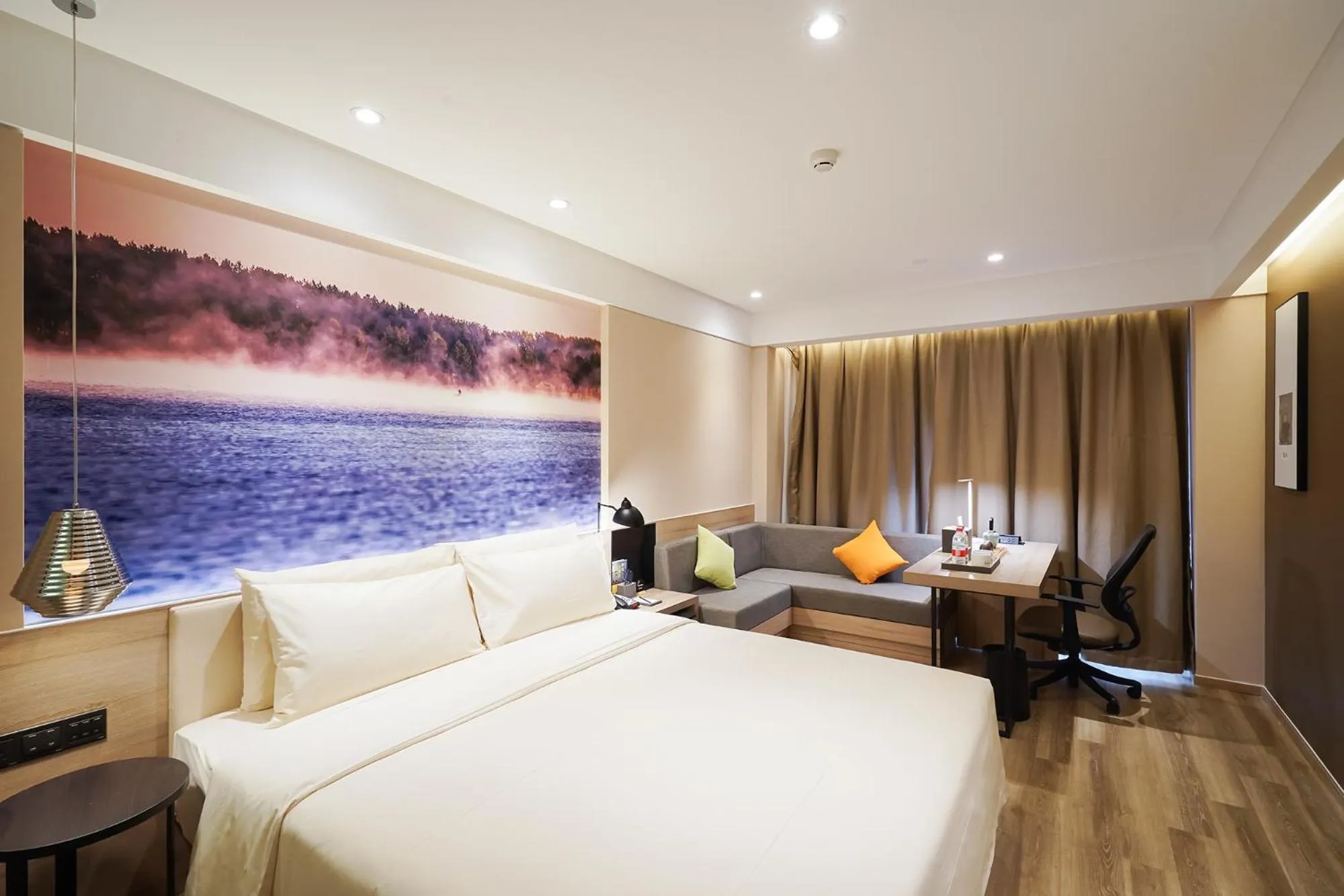 Bedroom, Bed in Atour Hotel Harbin Convention and Exhibition Center