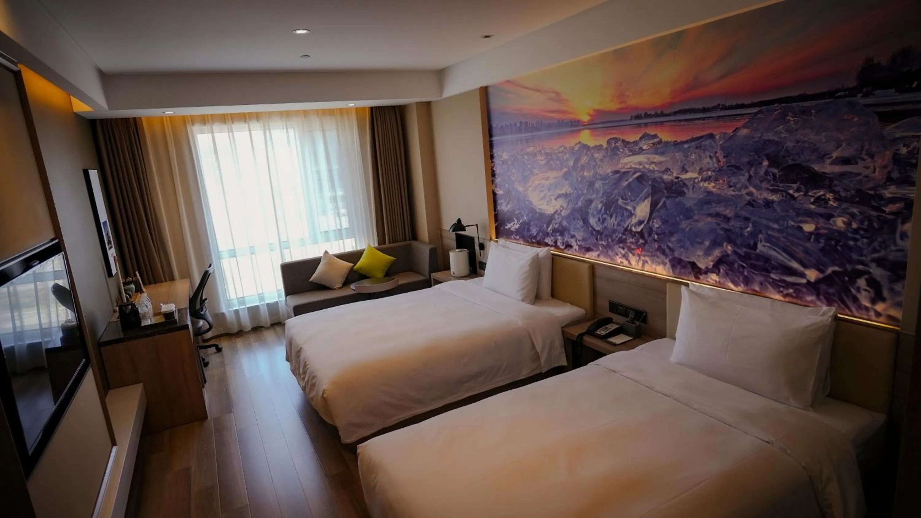 Bedroom, Bed in Atour Hotel Harbin Convention and Exhibition Center