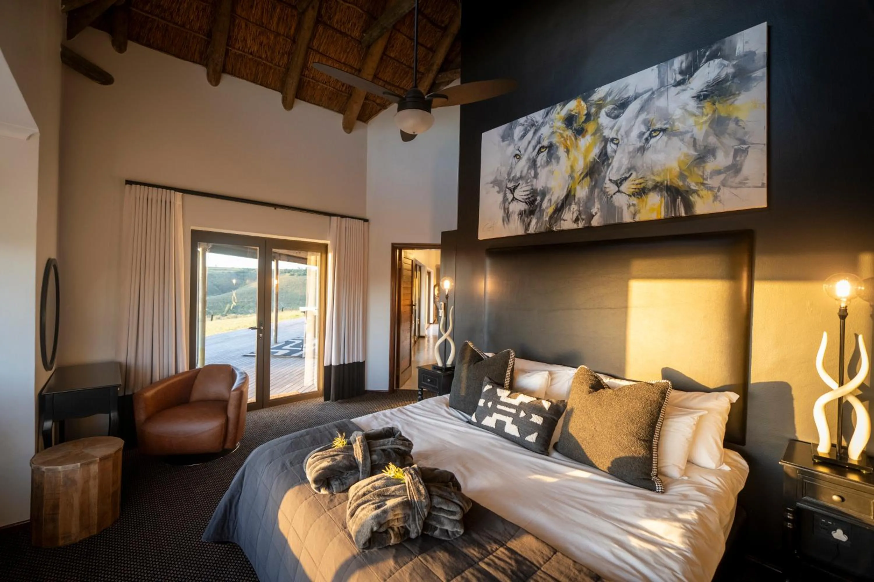 Bed in Gondwana Game Reserve
