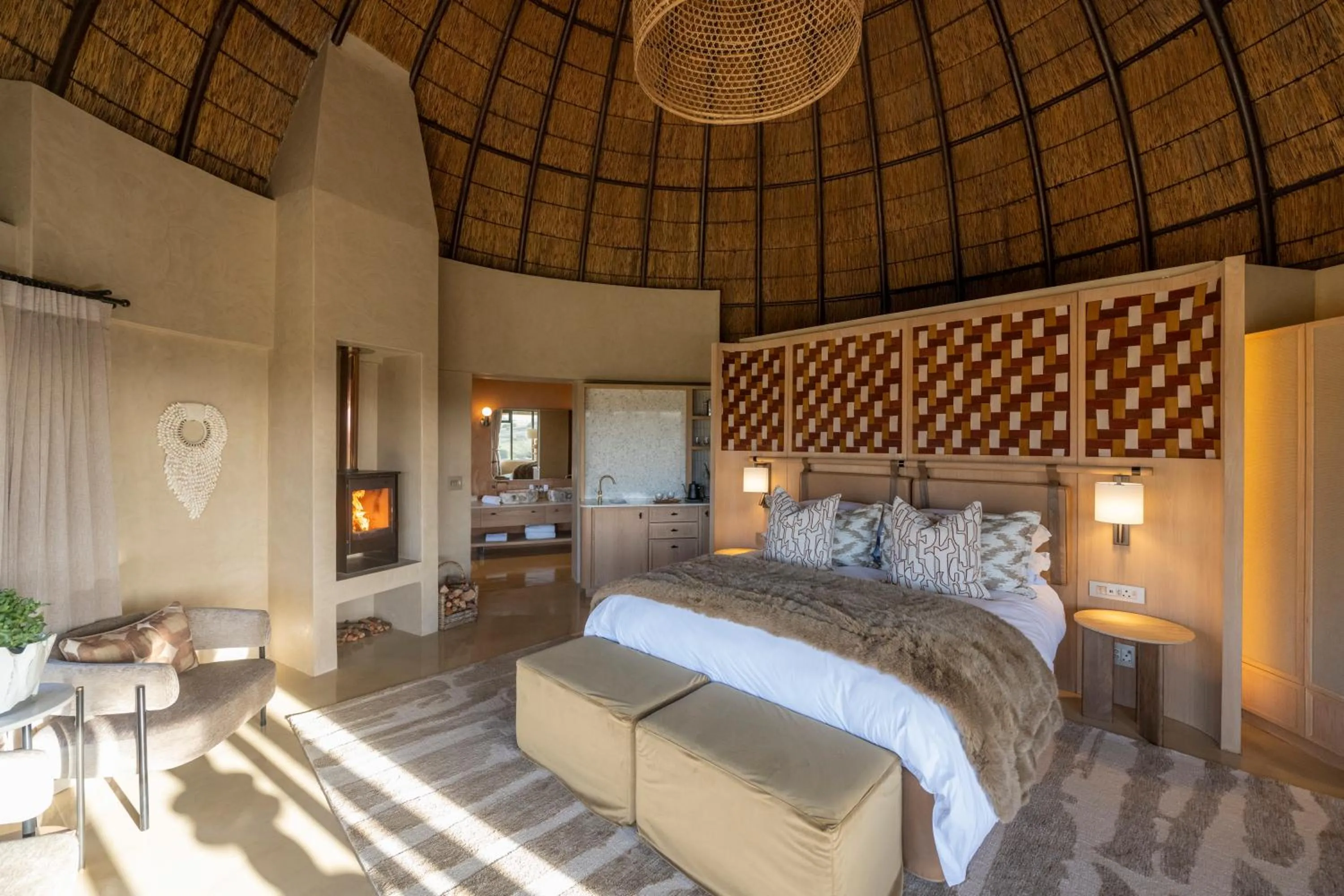 Bed in Gondwana Game Reserve