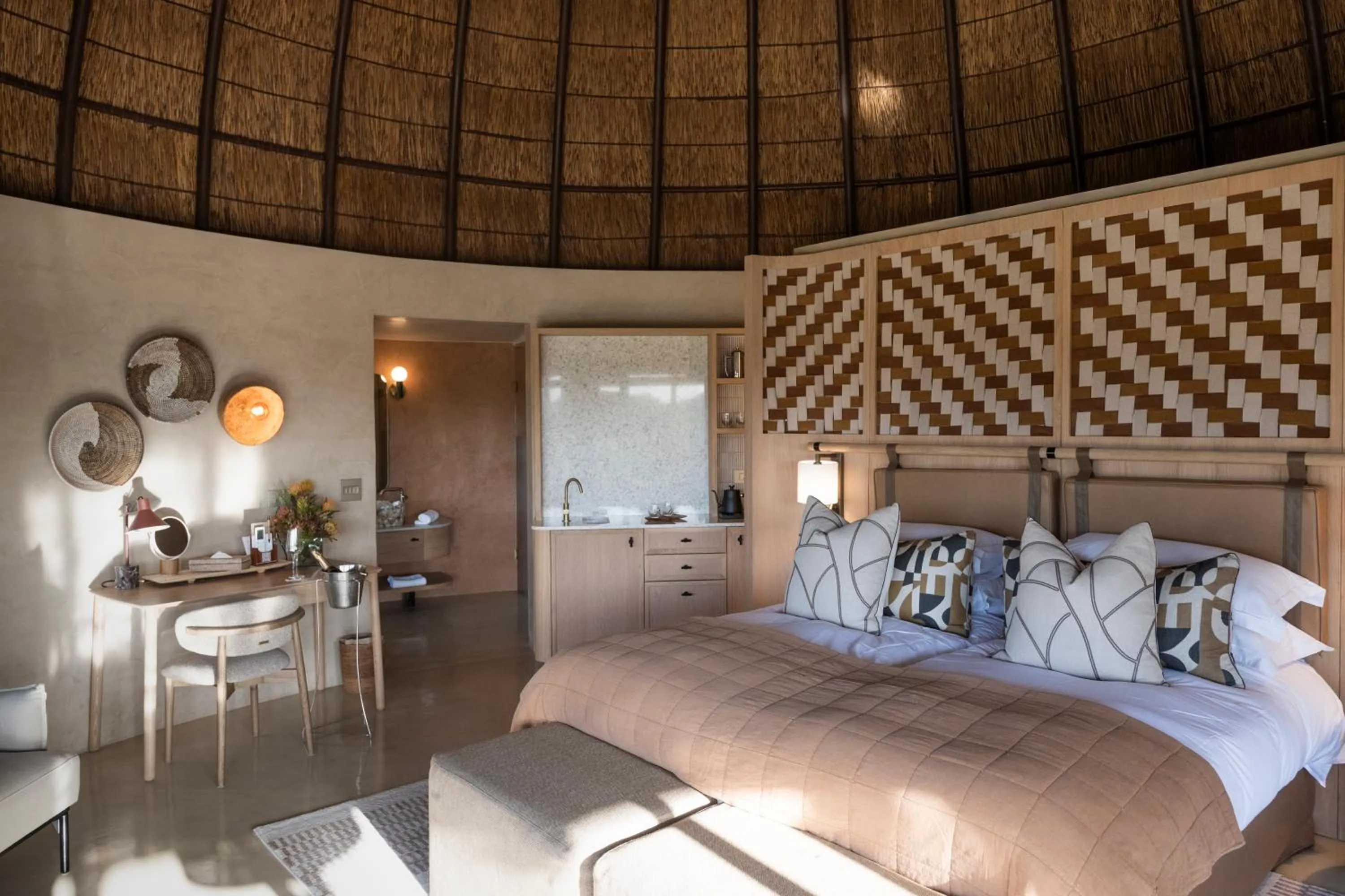 Bed in Gondwana Game Reserve