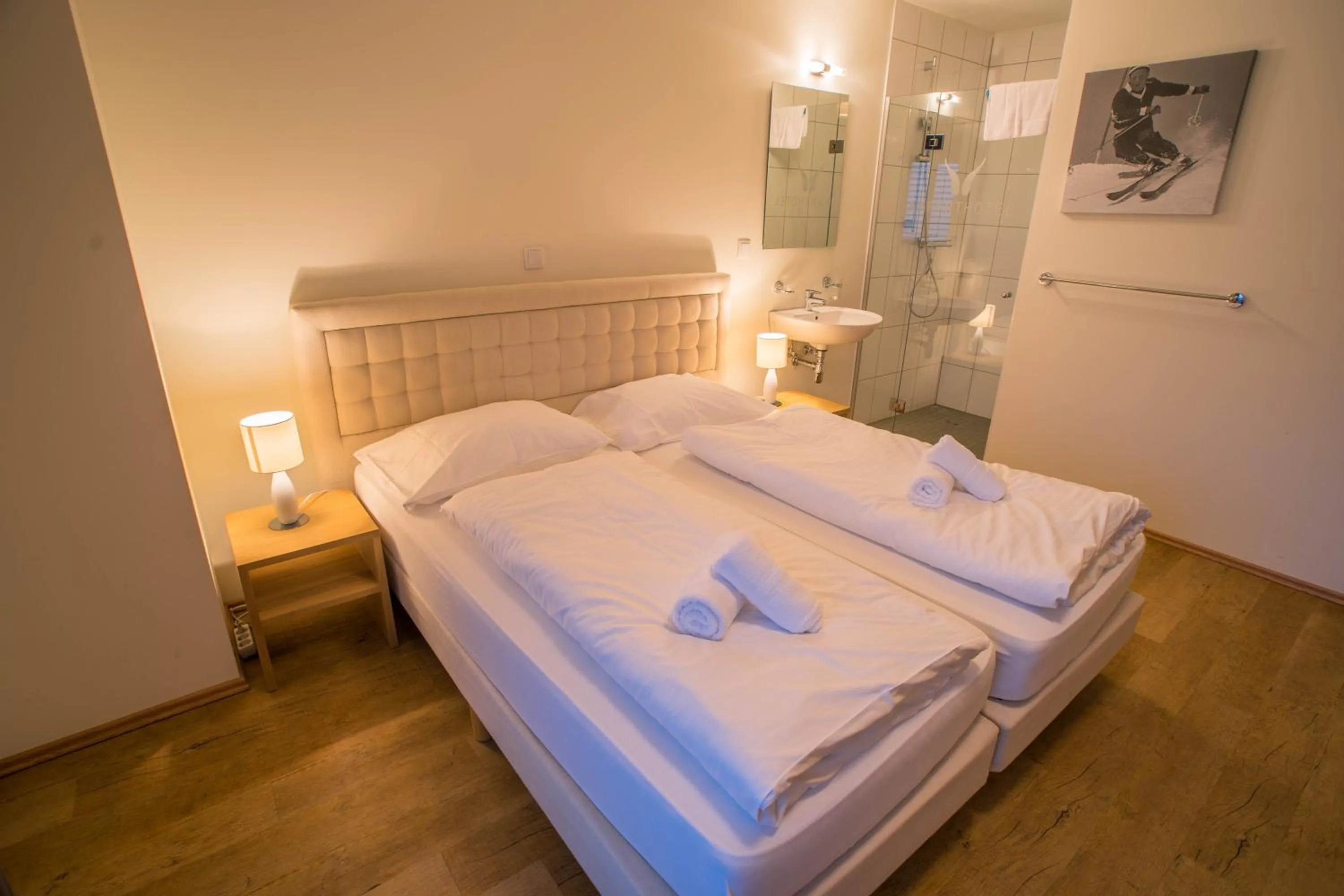 Bed in Appart Gastauer