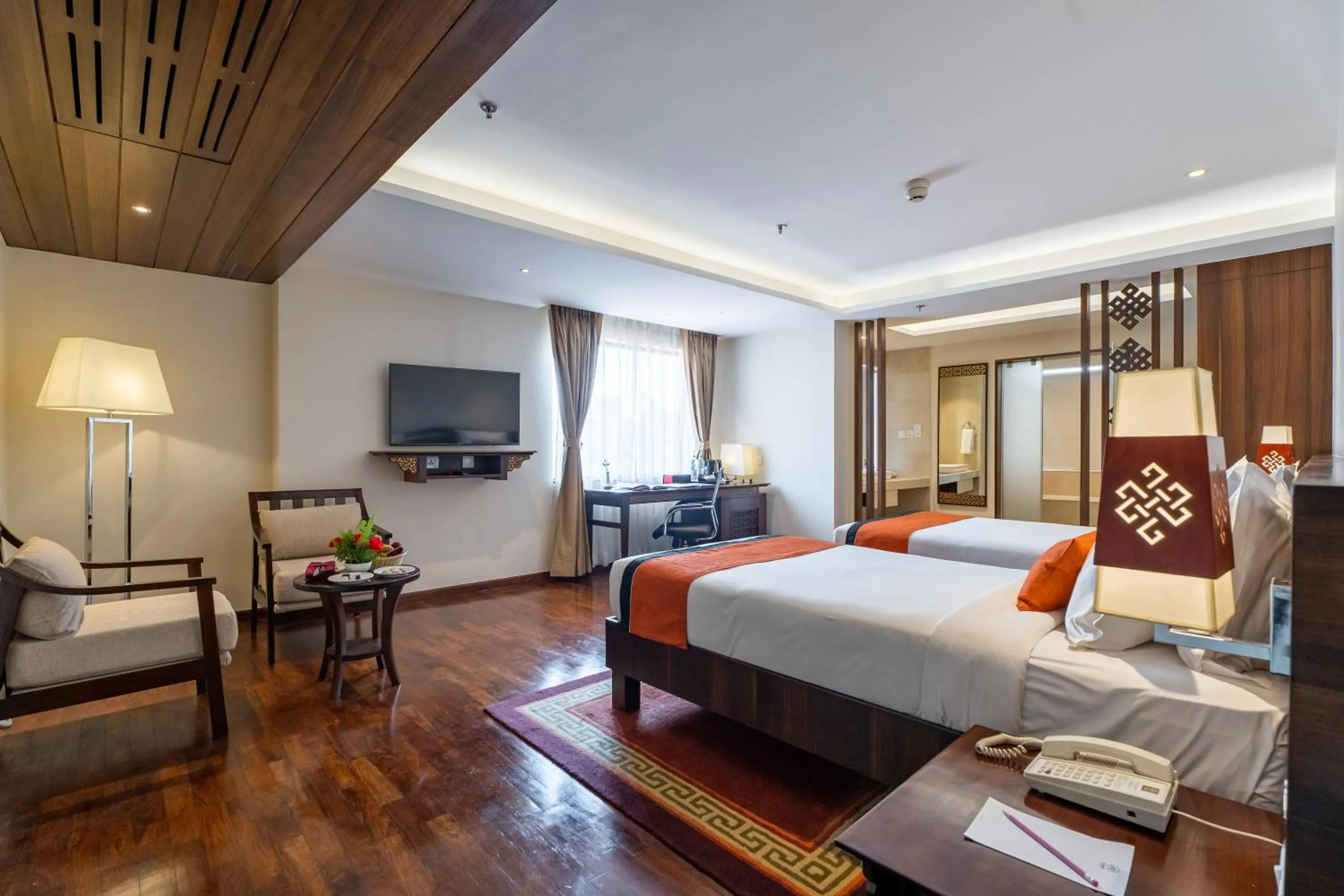 TV and multimedia, Bed in Ramada by Wyndham Kathmandu Dhumbarahi