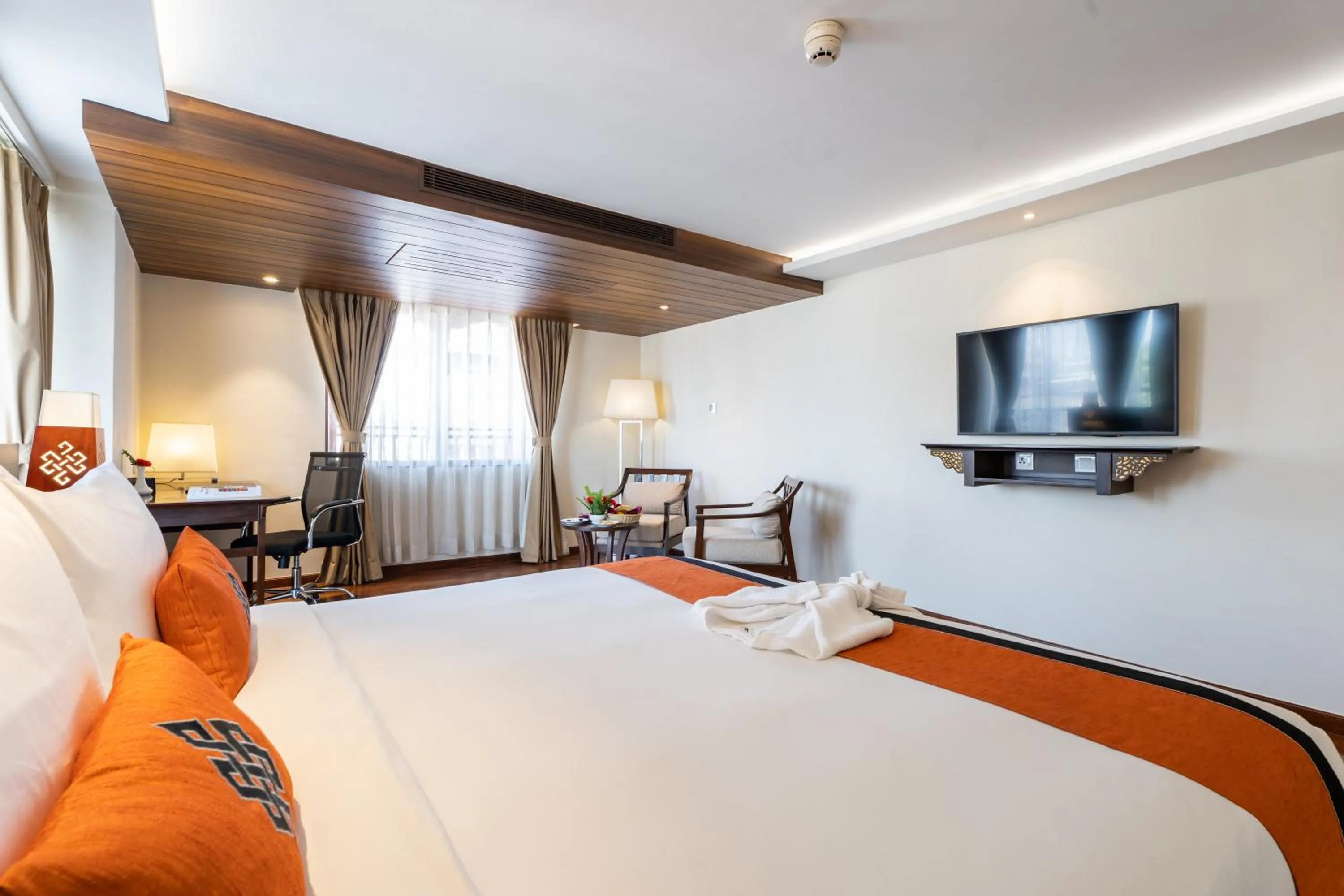 TV and multimedia, Bed in Ramada by Wyndham Kathmandu Dhumbarahi