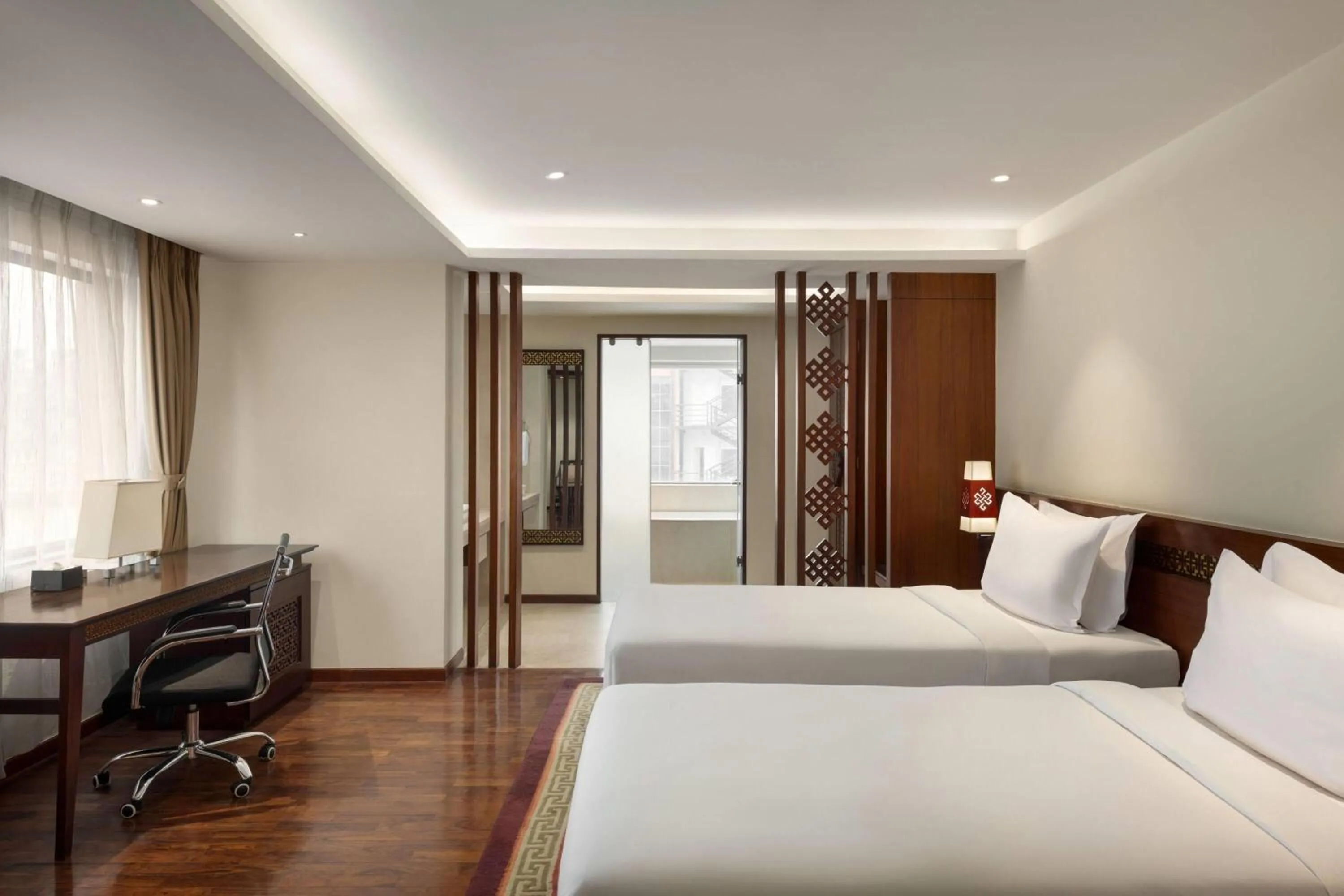 Photo of the whole room, Bed in Ramada by Wyndham Kathmandu Dhumbarahi