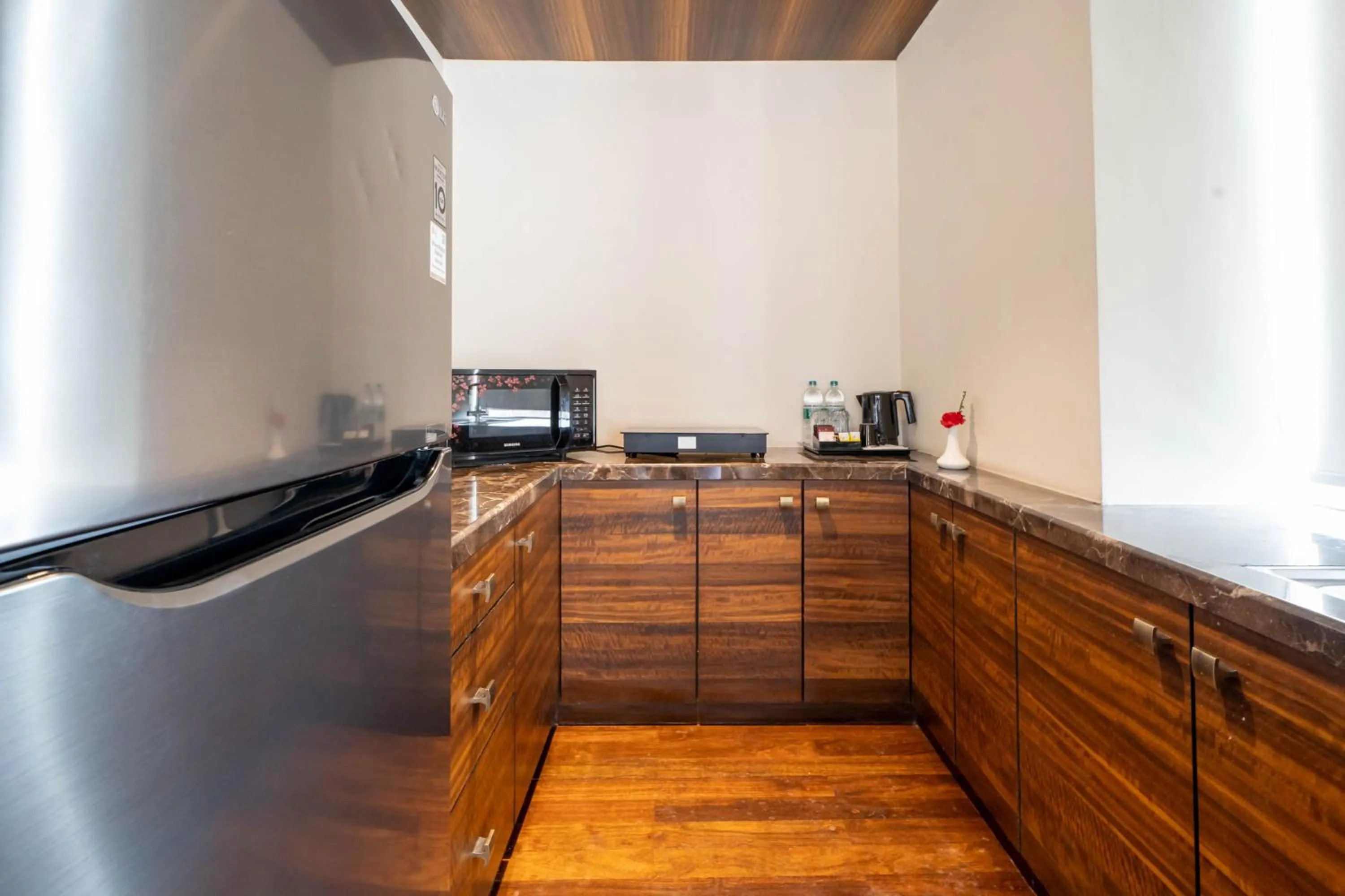 Kitchen or kitchenette in Ramada by Wyndham Kathmandu Dhumbarahi