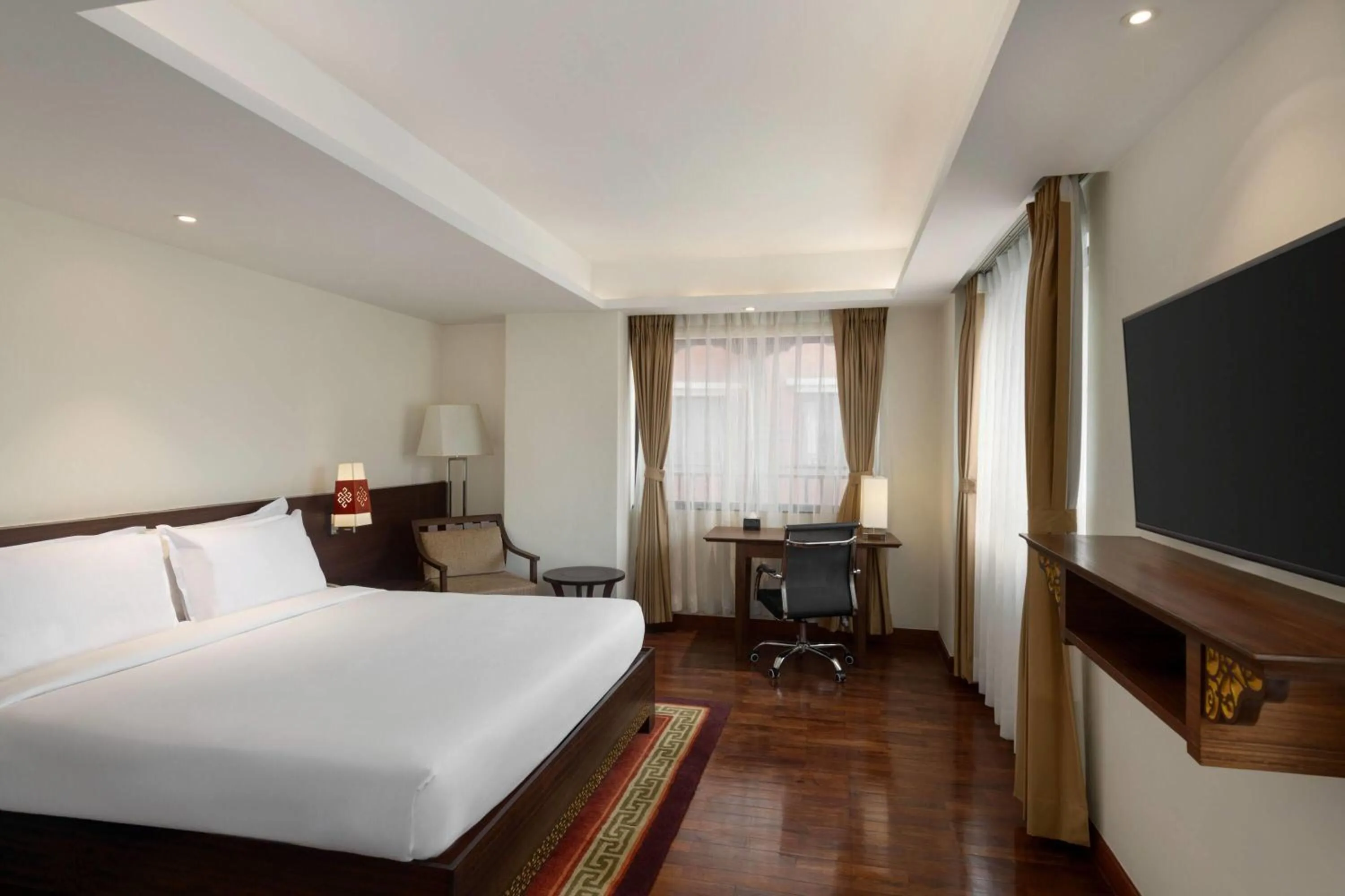 Photo of the whole room, Bed in Ramada by Wyndham Kathmandu Dhumbarahi