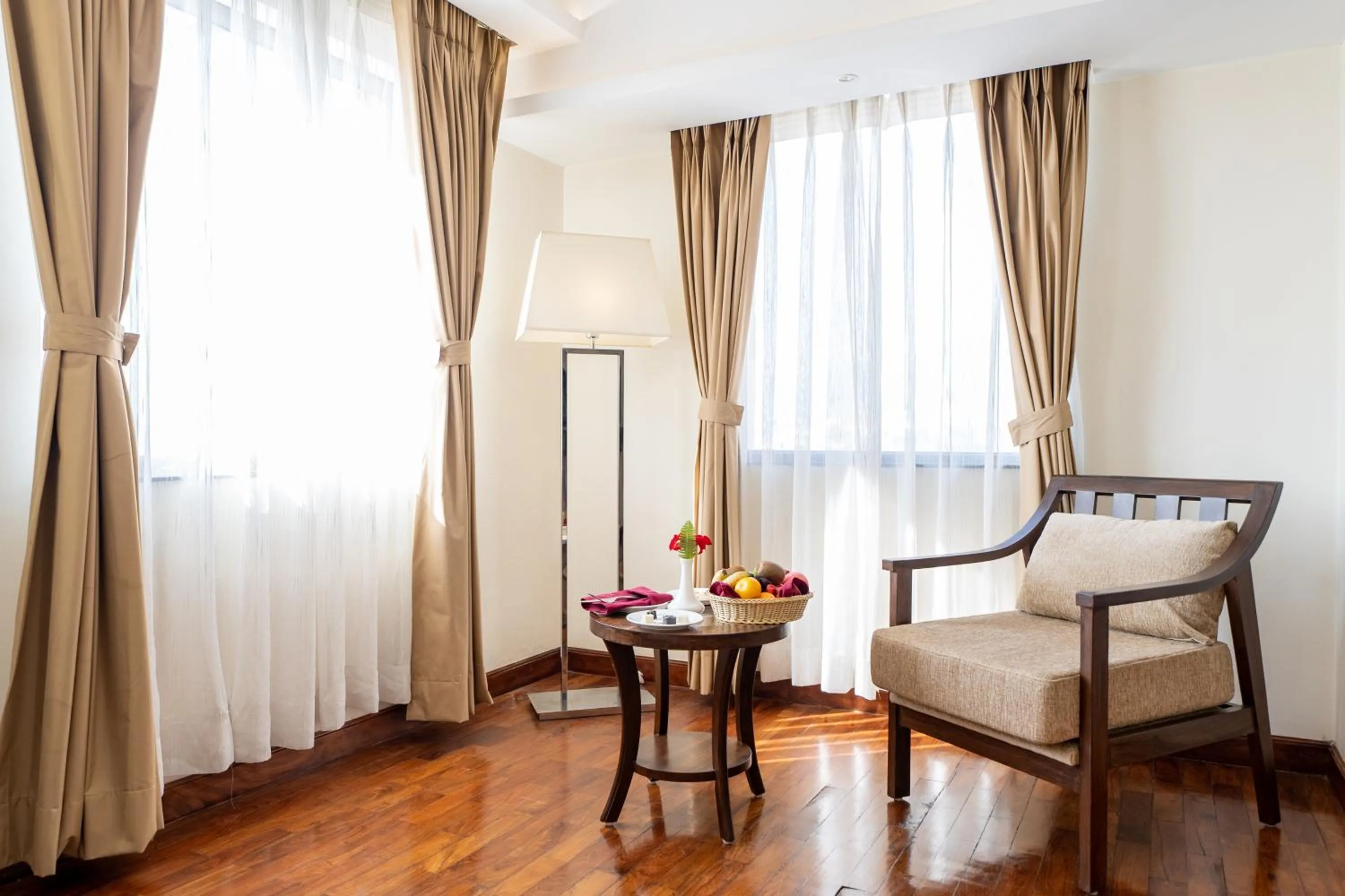 Seating area in Ramada by Wyndham Kathmandu Dhumbarahi