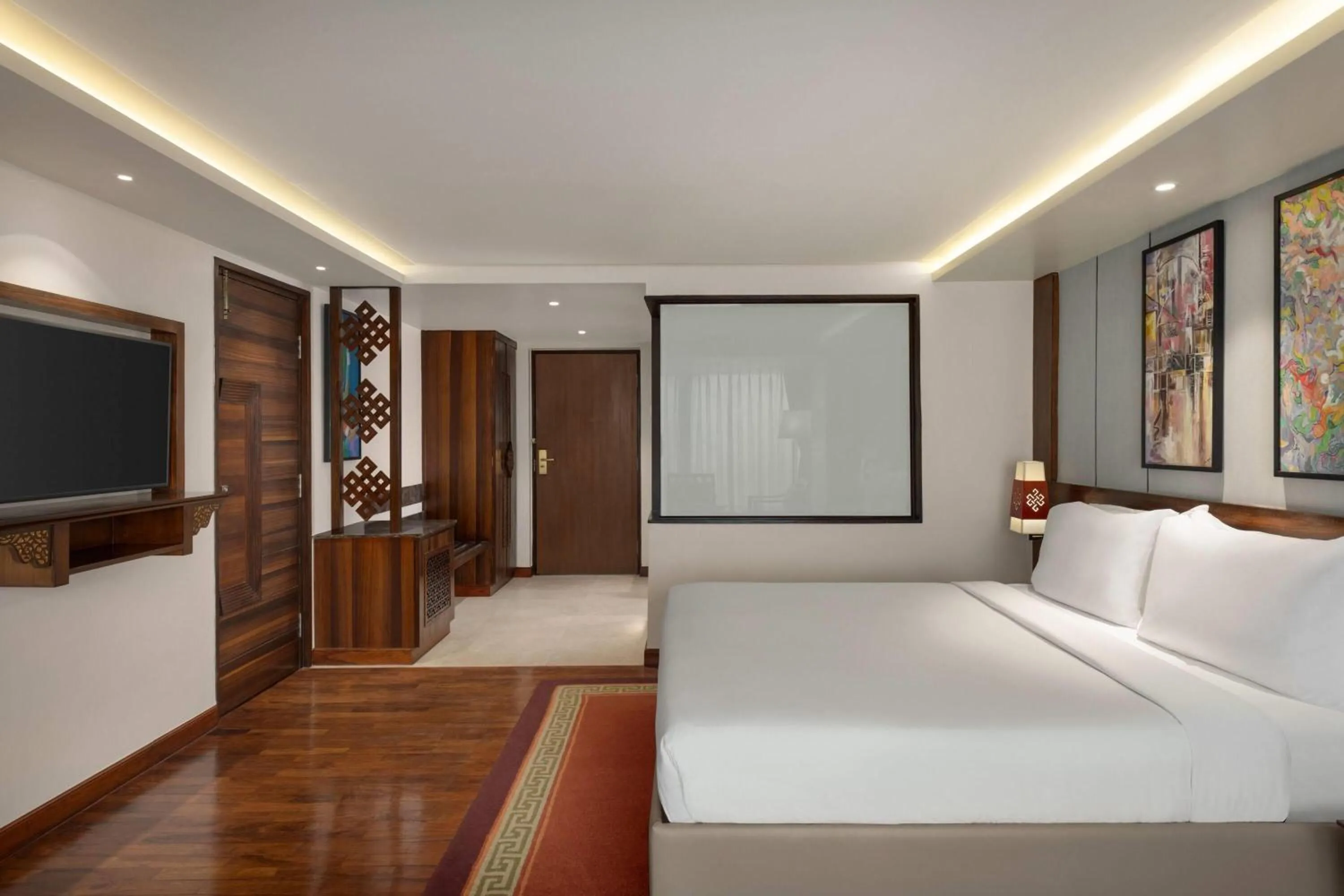 Photo of the whole room, Bed in Ramada by Wyndham Kathmandu Dhumbarahi