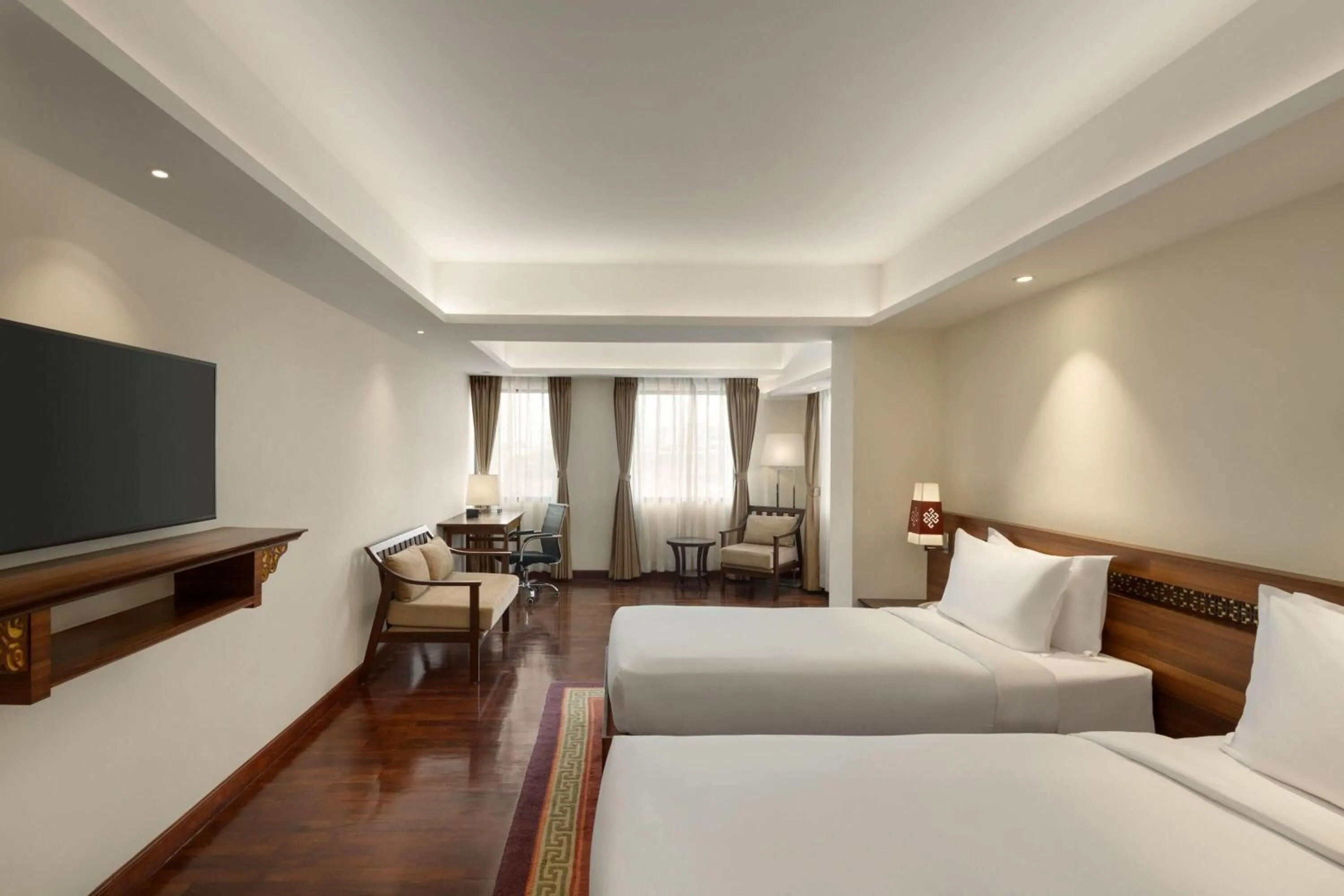 Photo of the whole room, Bed in Ramada by Wyndham Kathmandu Dhumbarahi