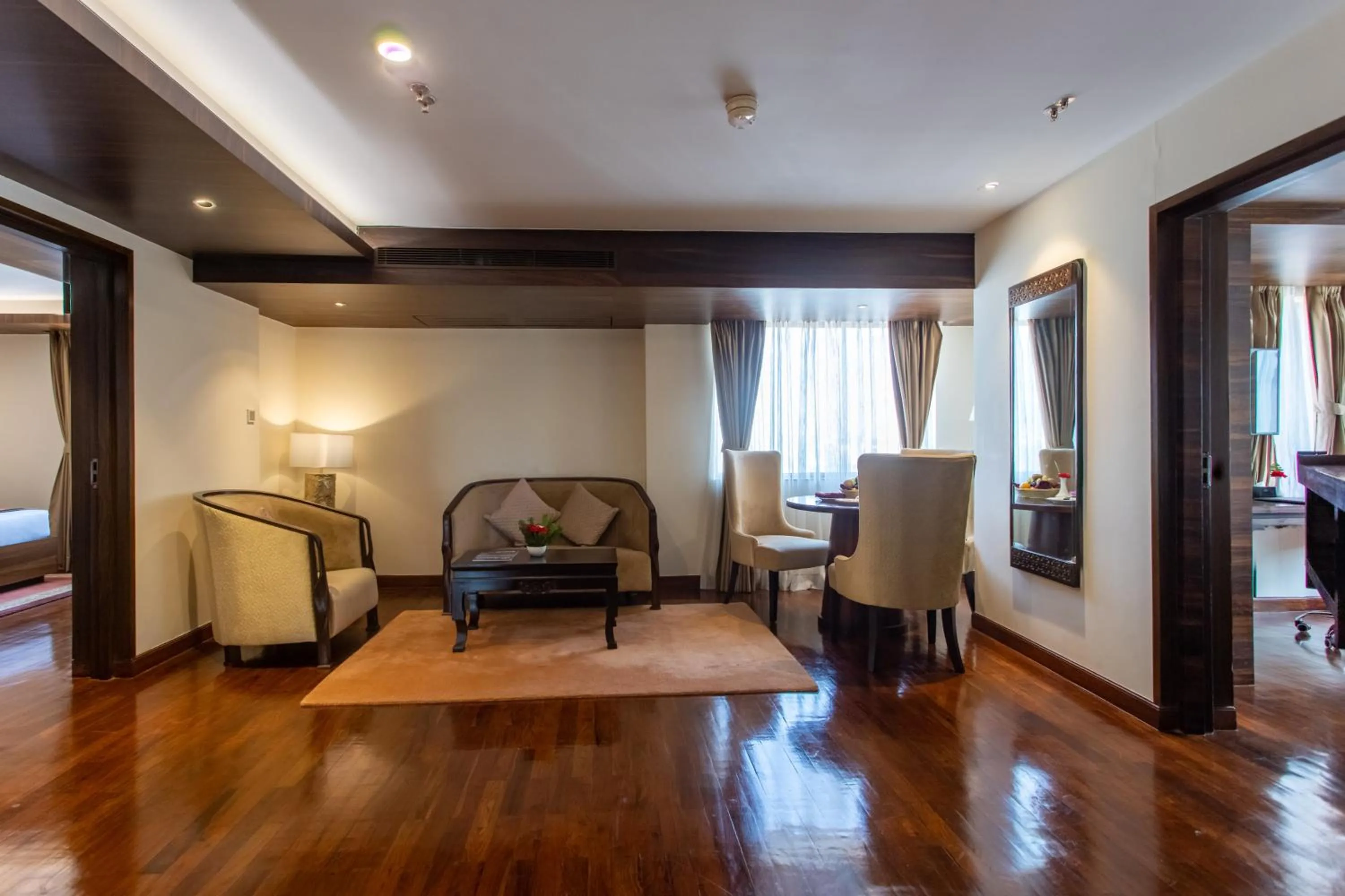 Seating area in Ramada by Wyndham Kathmandu Dhumbarahi