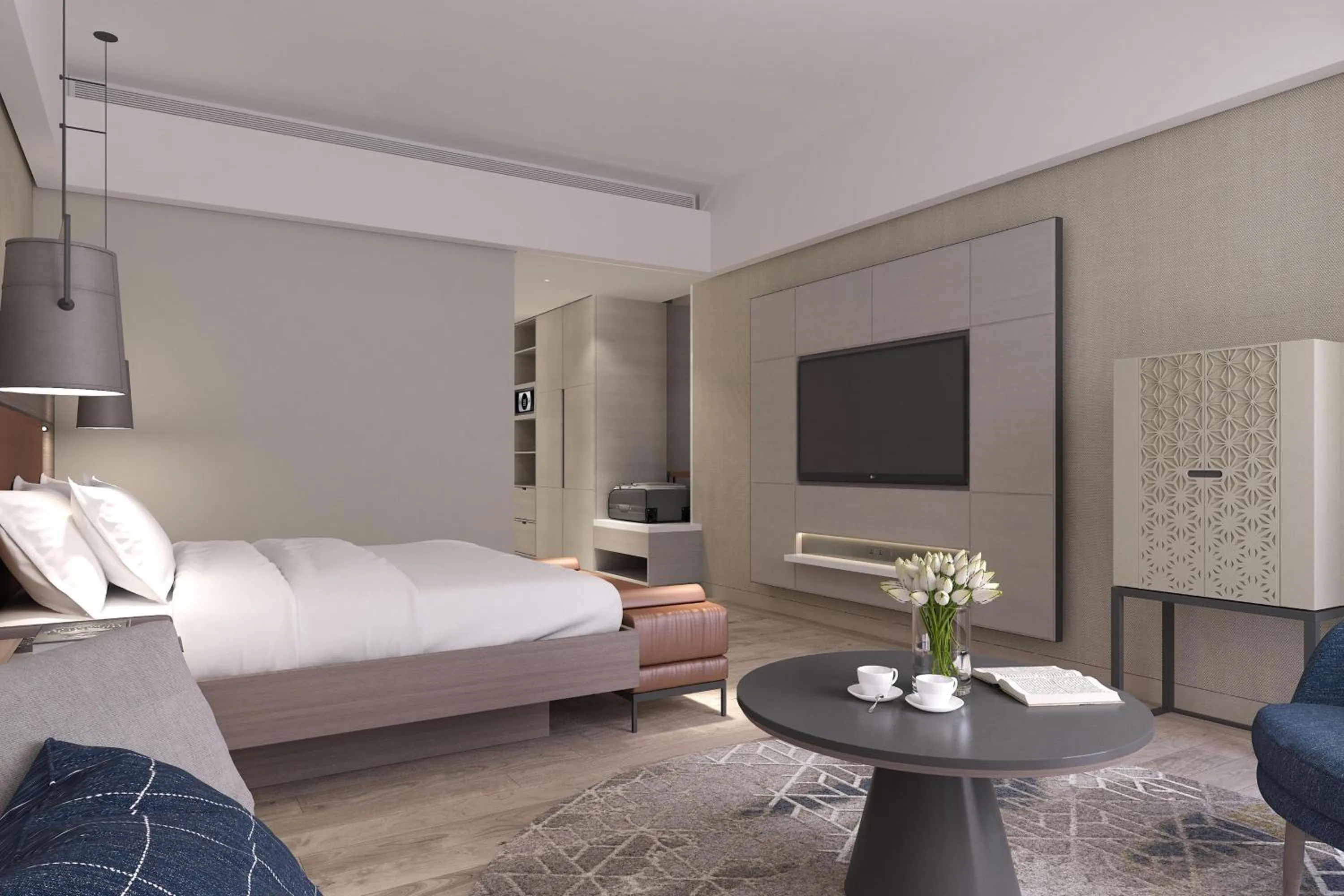 Photo of the whole room, Bed in Sheraton Jeddah Hotel