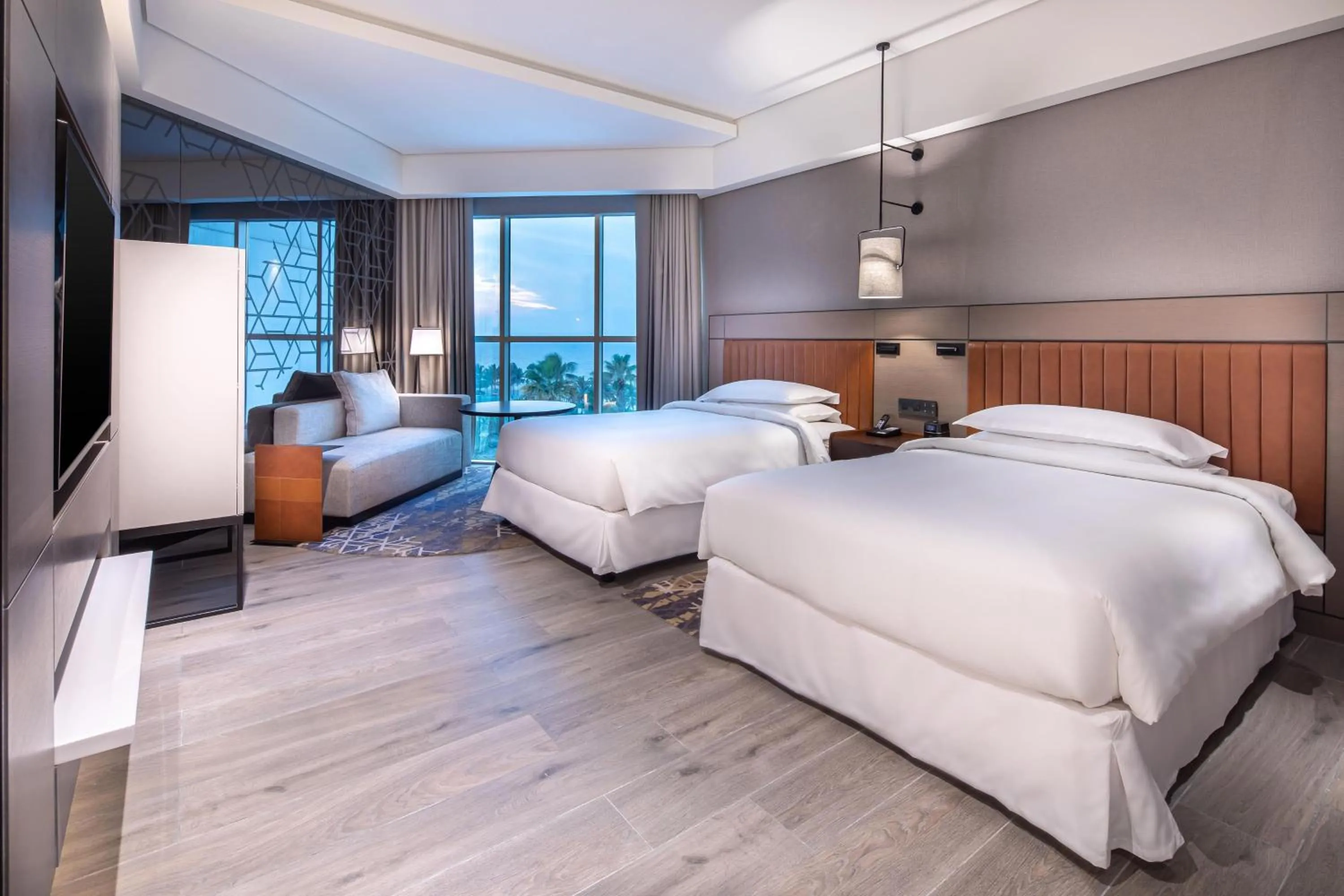 Photo of the whole room, Bed in Sheraton Jeddah Hotel