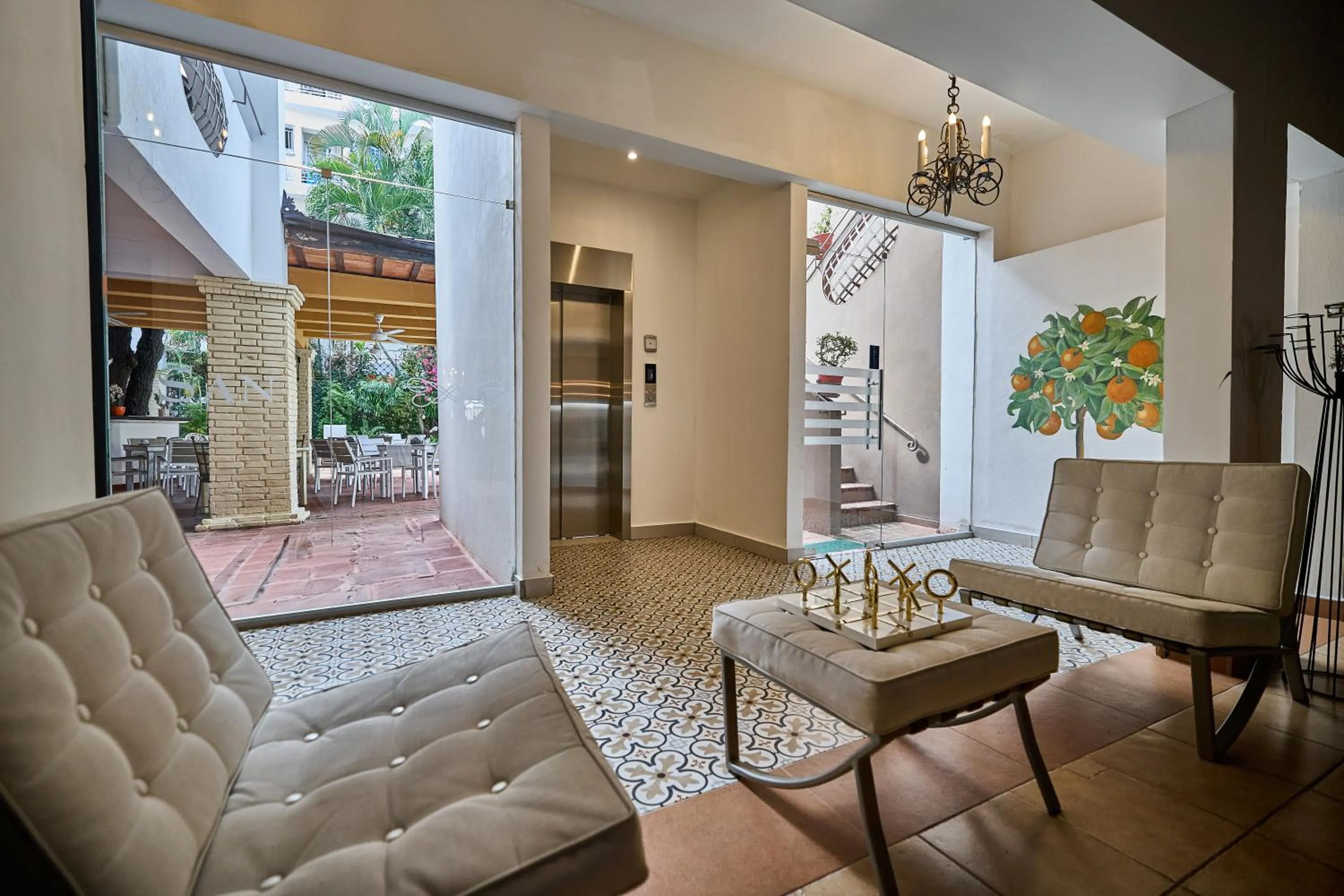 Living room in Hotel San Marco