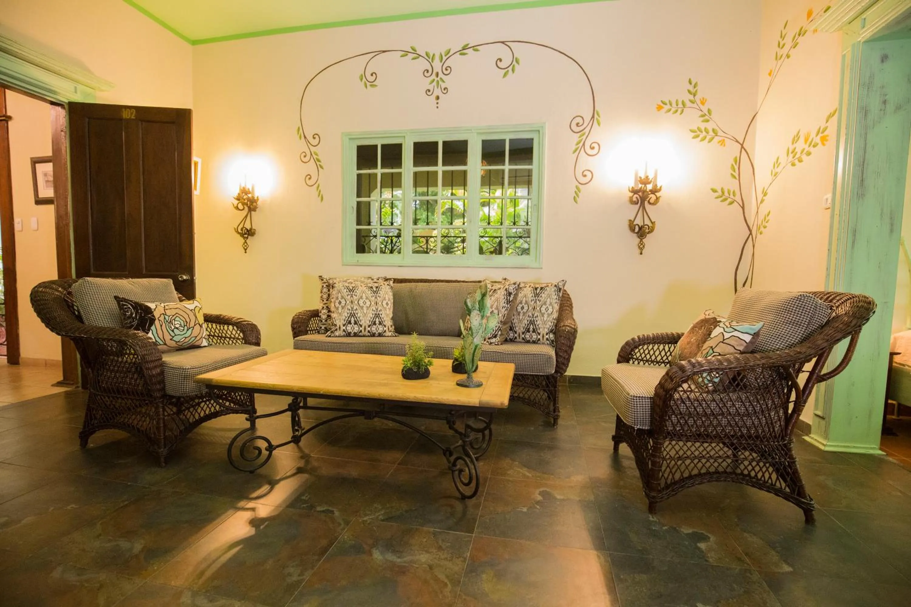 Living room in Hotel San Marco