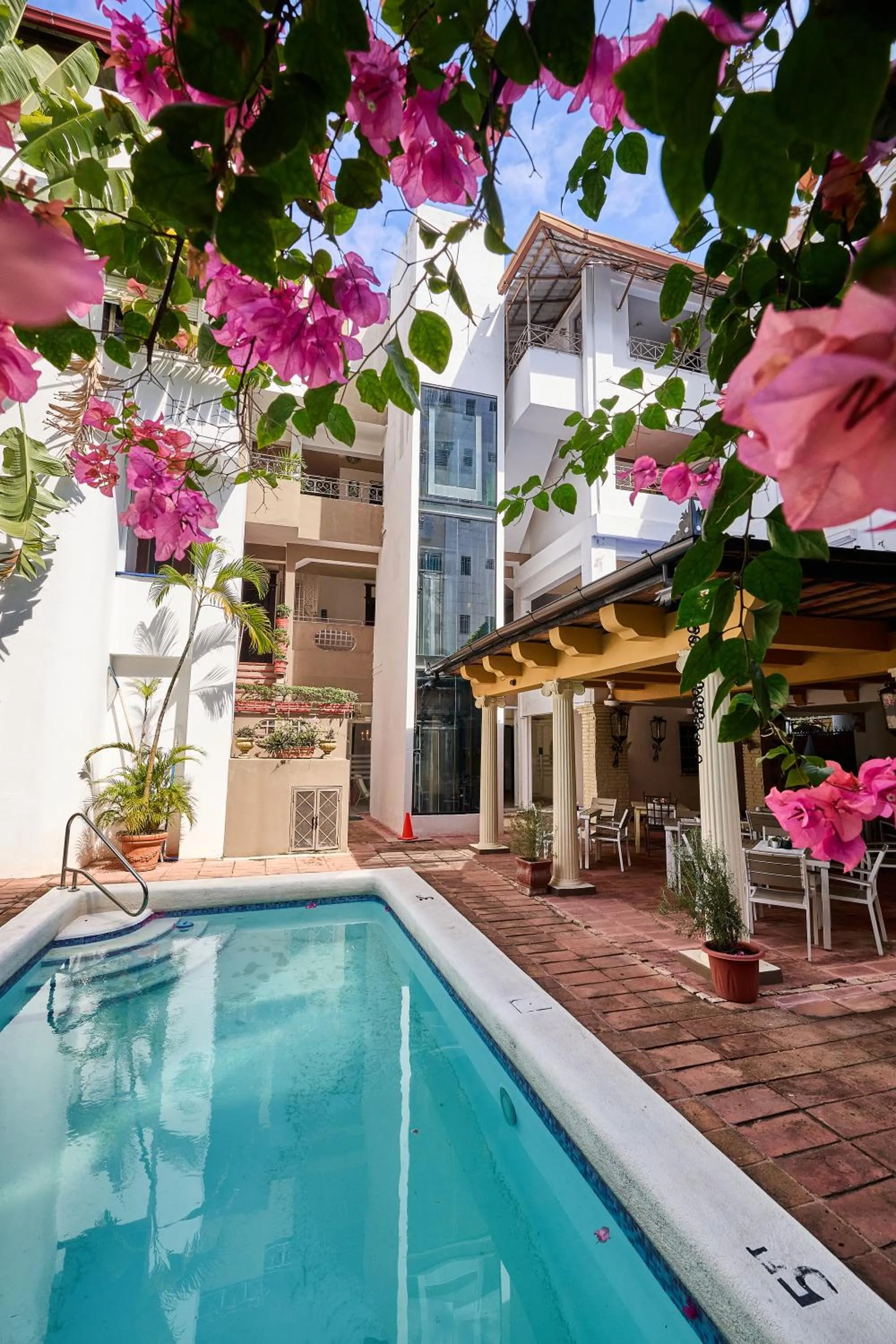 Patio in Hotel San Marco