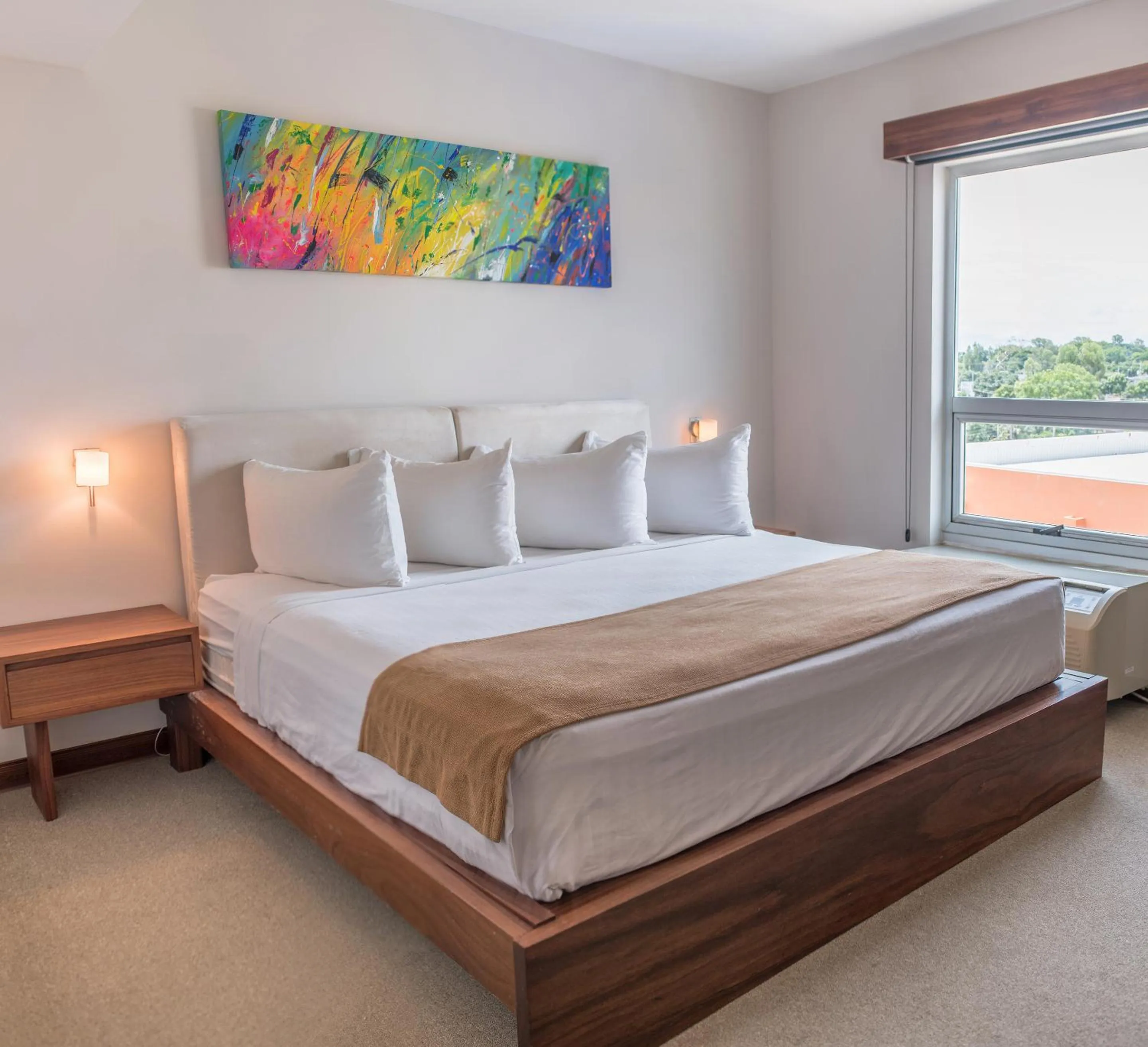 Property building, Bed in Hotel Hex