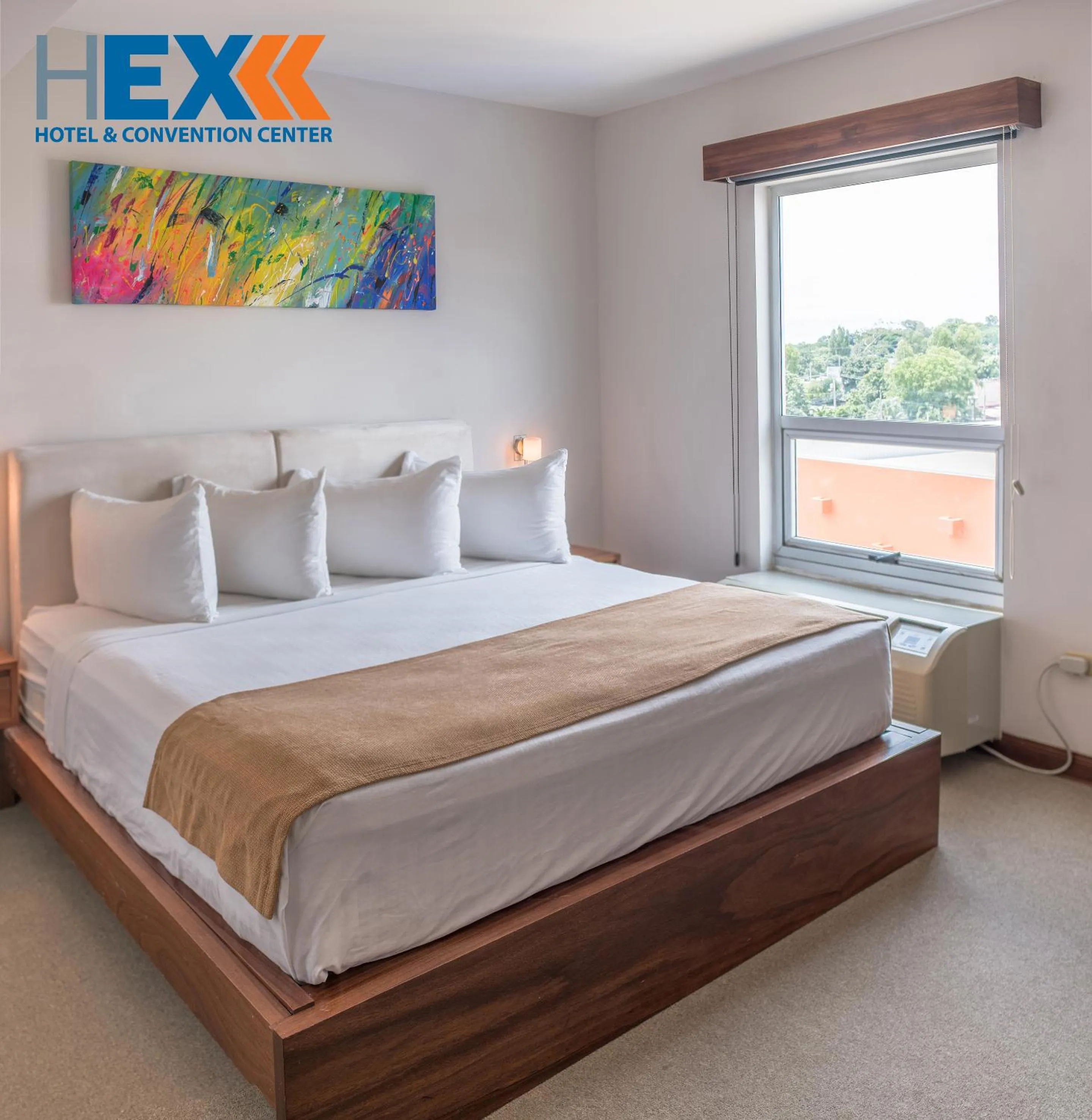 Property building, Bed in Hotel Hex