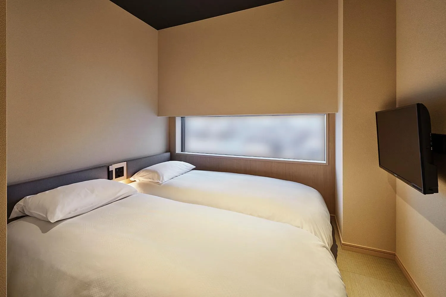 Bed in ONSEN RYOKAN YUEN SHINJUKU