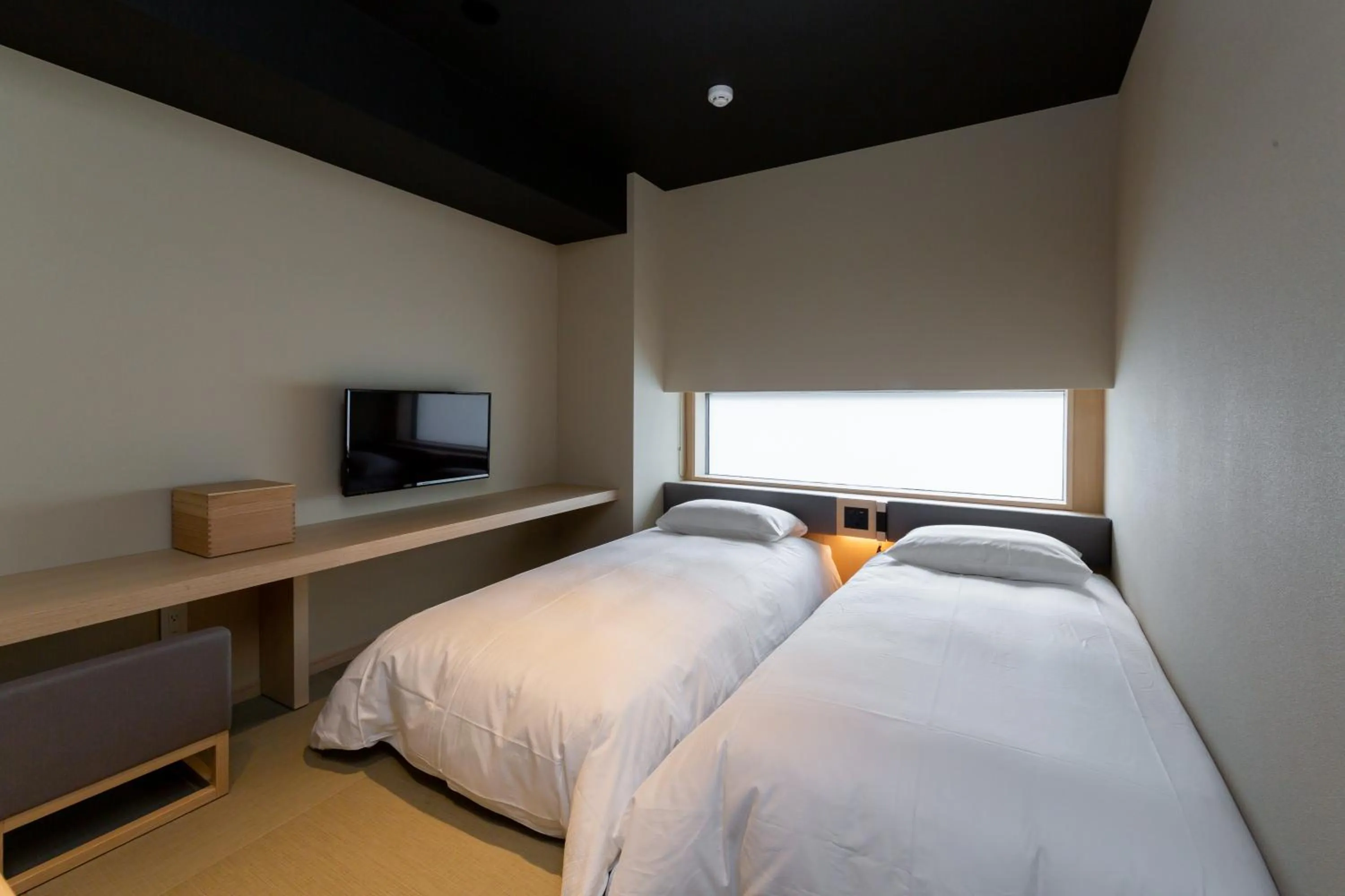 Bed in ONSEN RYOKAN YUEN SHINJUKU