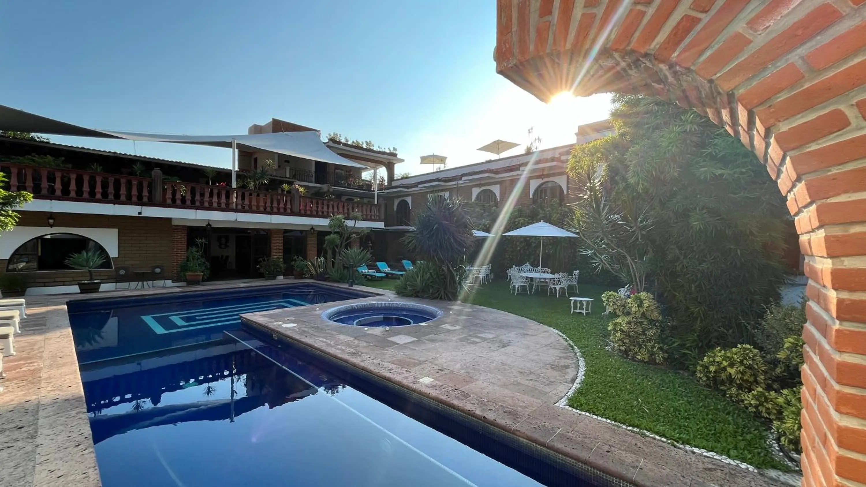 Property building in Hotel Hacienda Ventana del Cielo