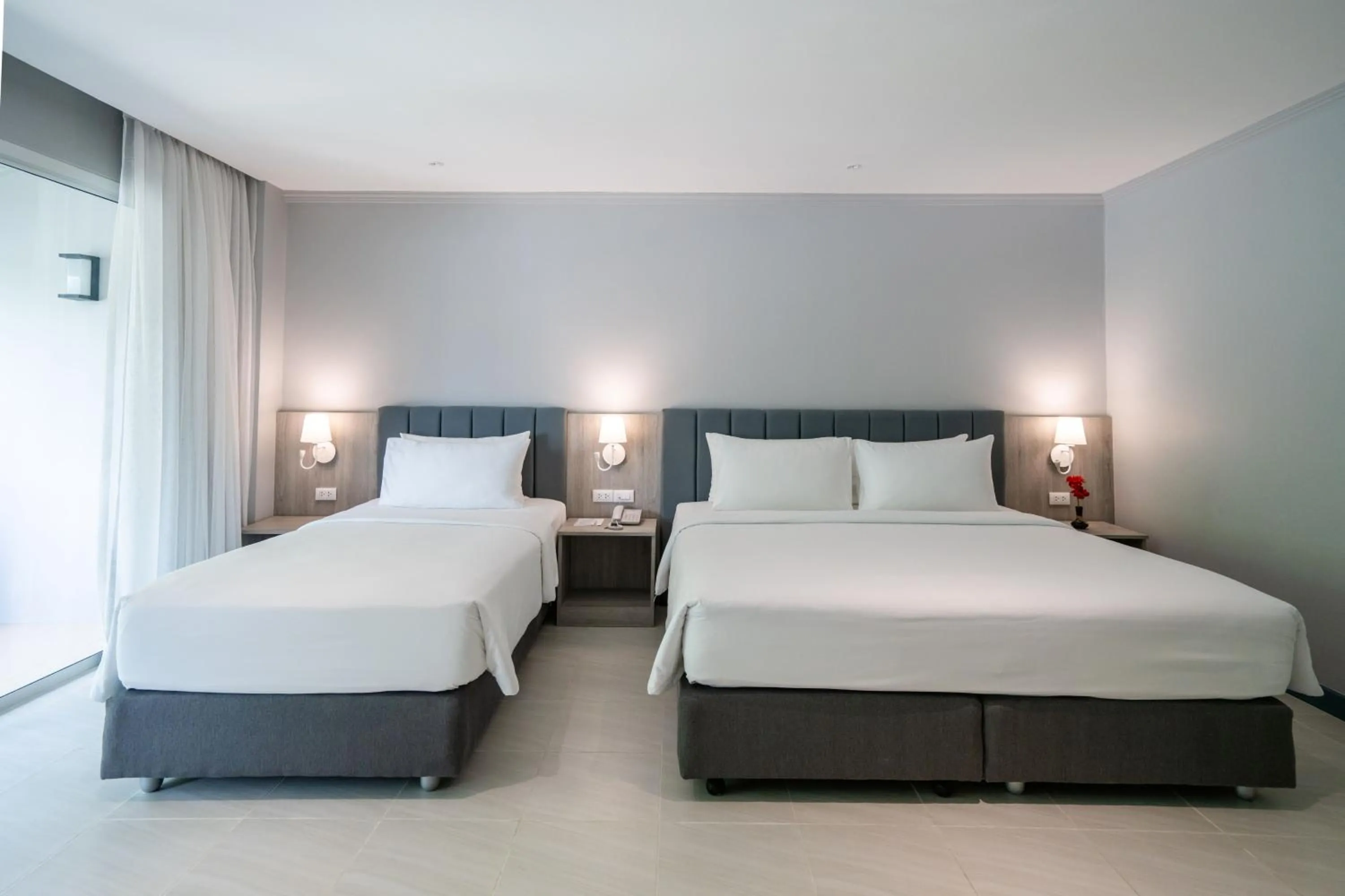 Bed in Phuket Island View Resort - SHA Extra Plus