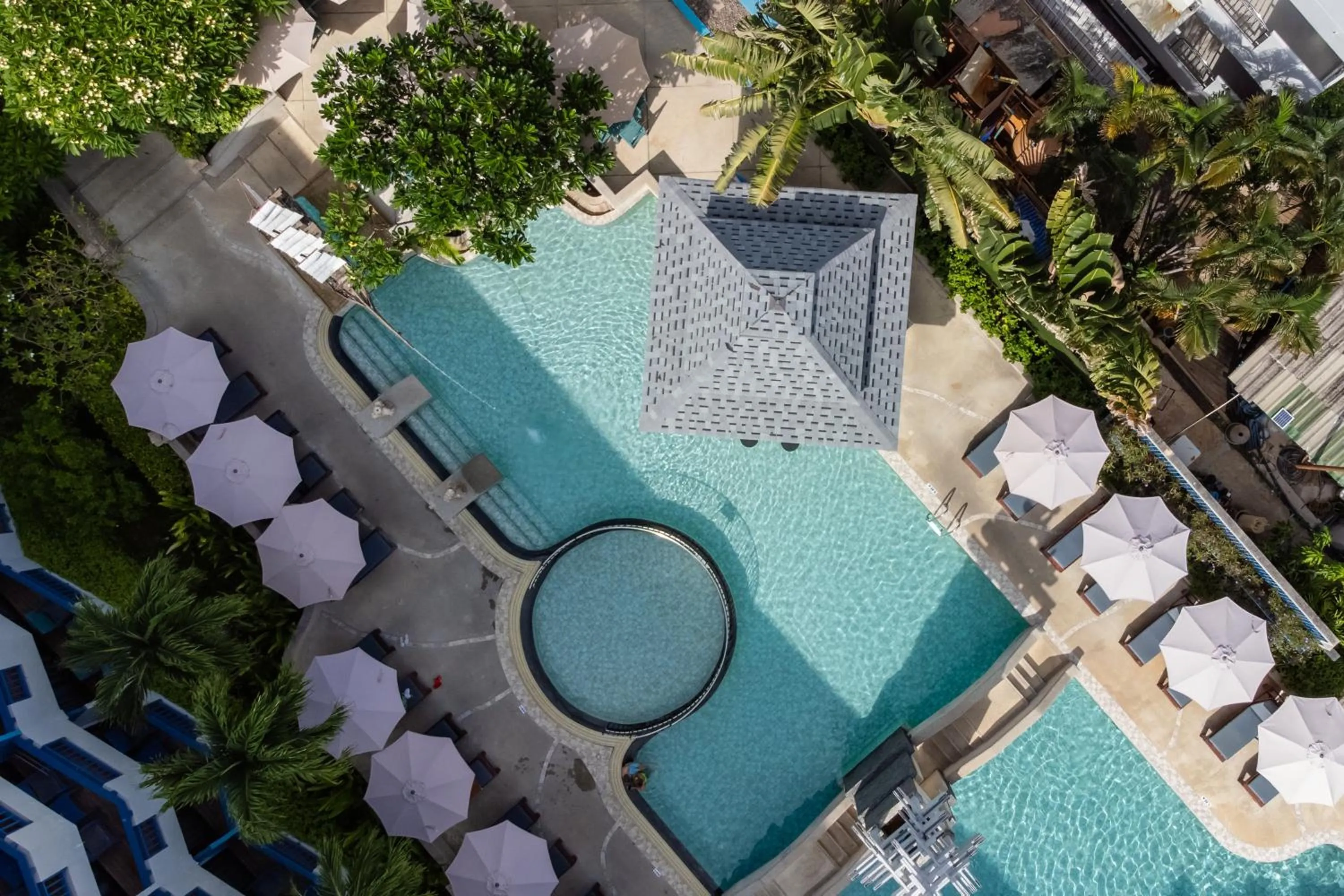 Swimming pool in Phuket Island View Resort - SHA Extra Plus