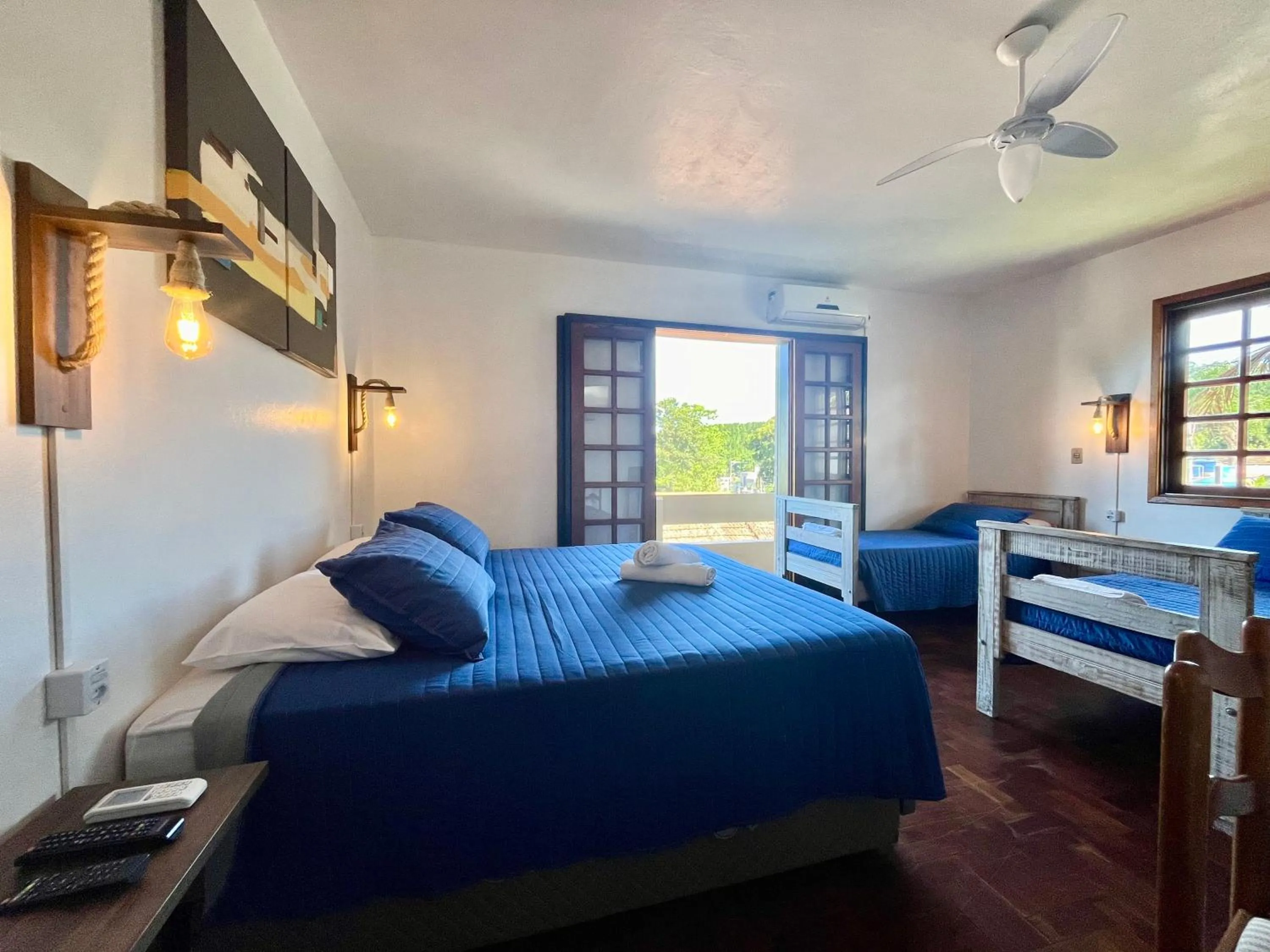 Bed in Pousada Canajurê