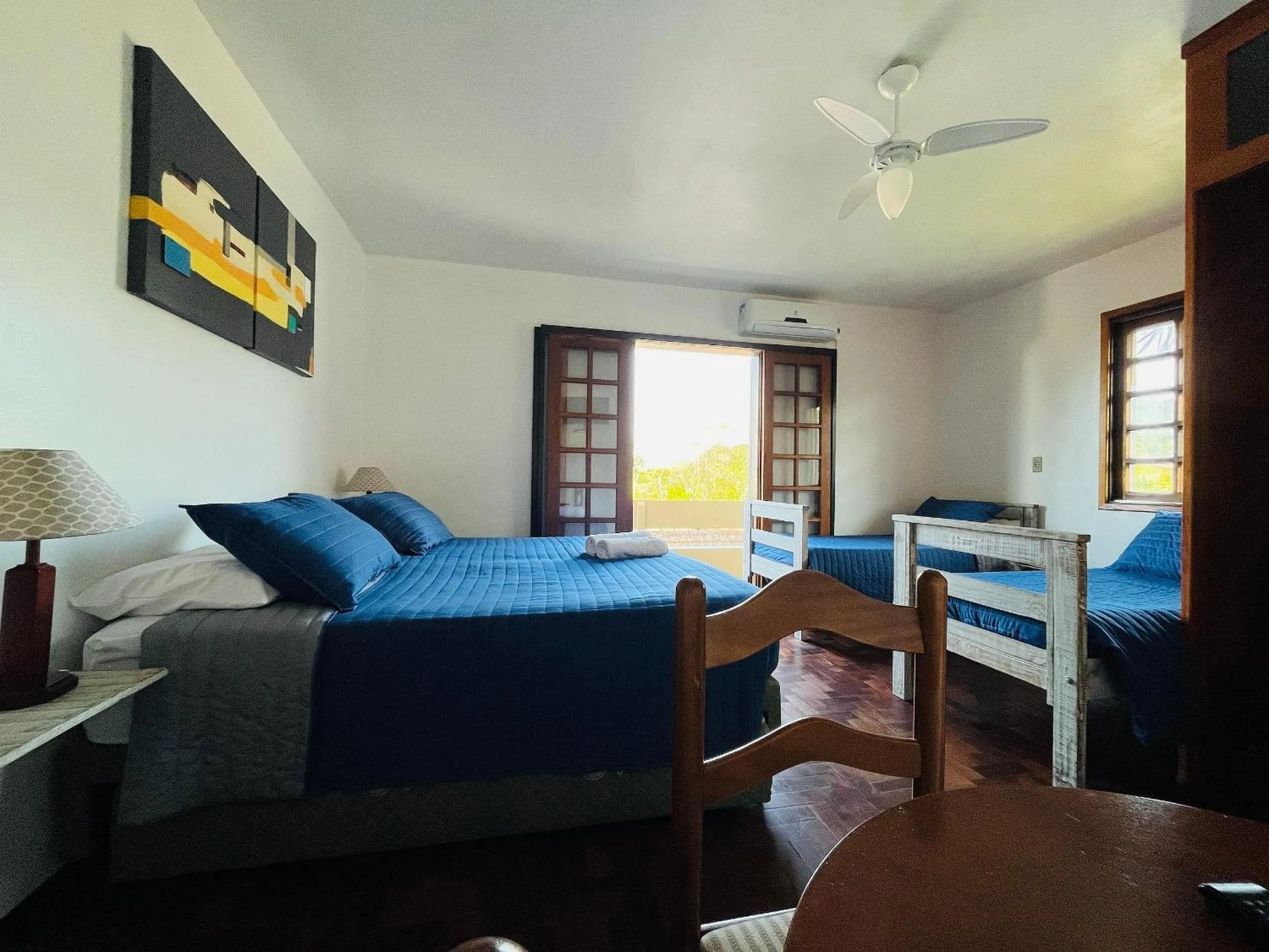 Bed in Pousada Canajurê